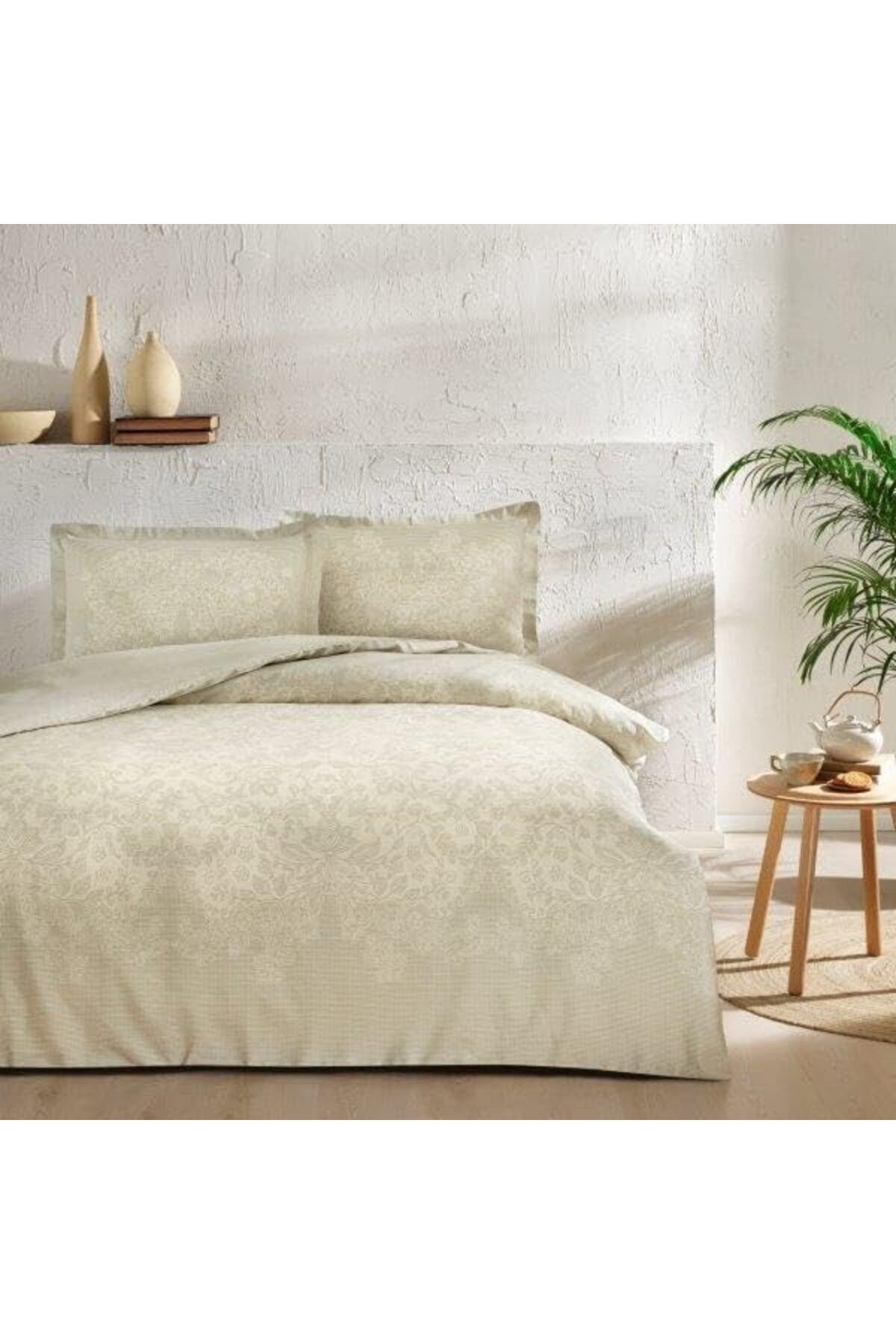 STOREMAX nffashopm Herta Nevresim Takımı Bej Çift Kişilik storestarx 1051353