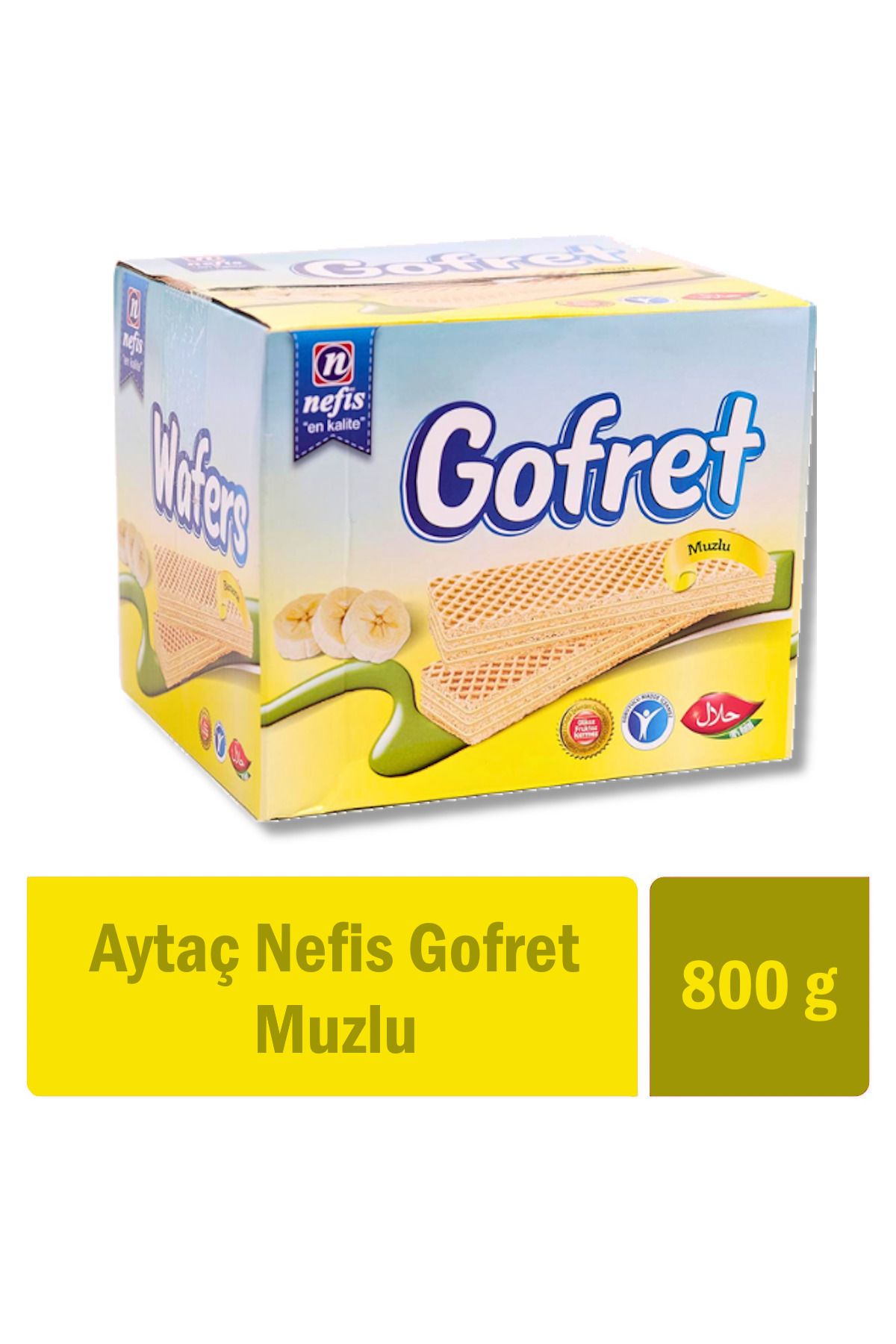 Aytaç Nefis Gofret Muzlu 800 gr