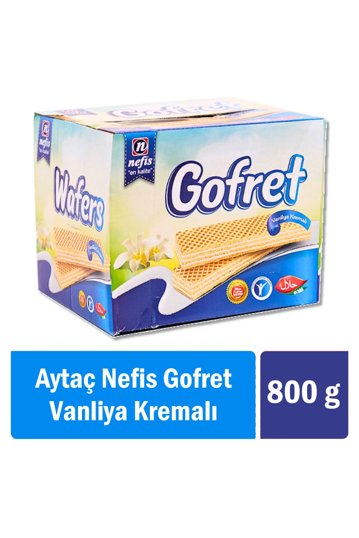 Aytaç Nefis Gofret Vanilya Kremalı 800 gr