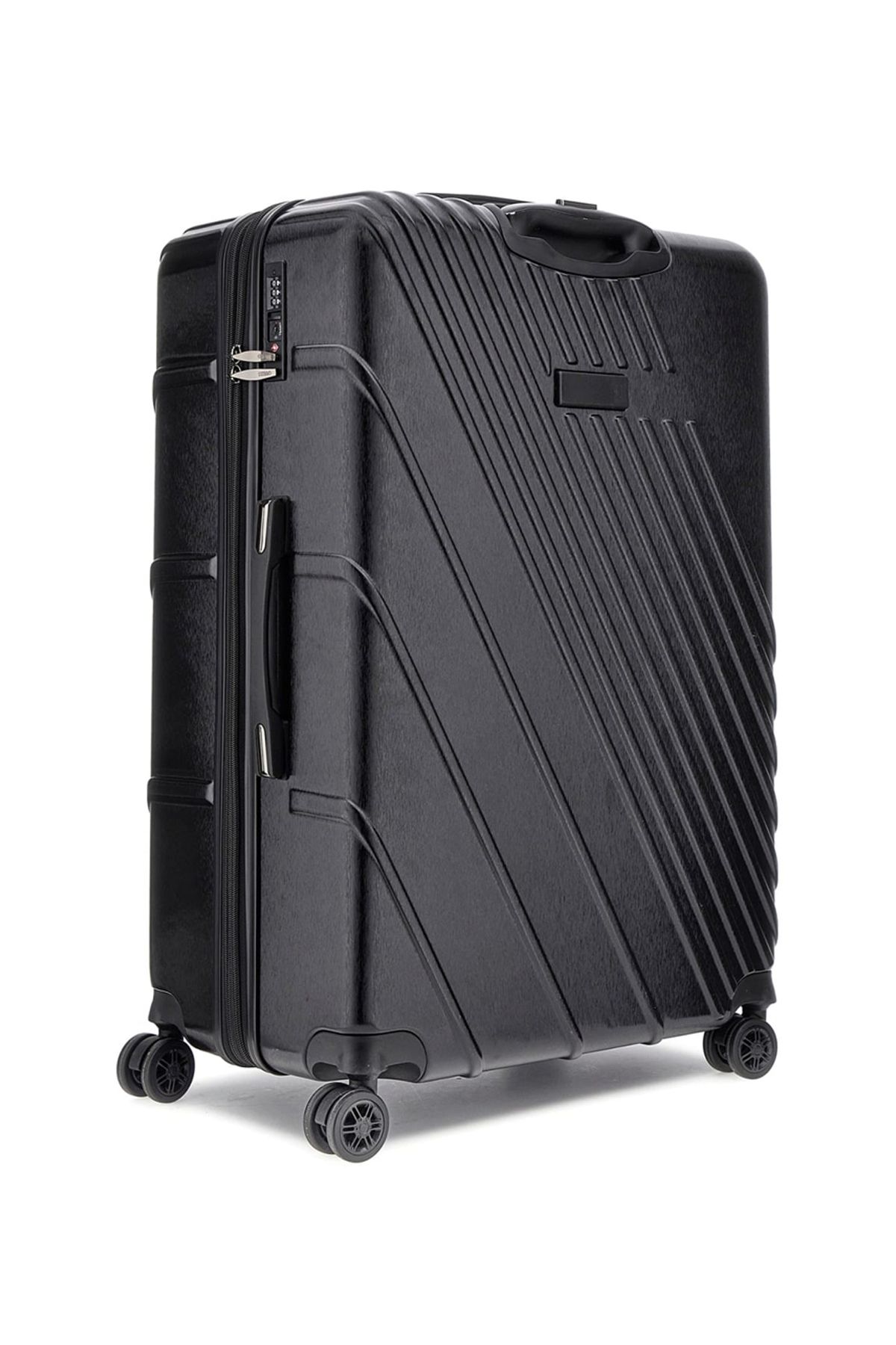 Guess-Hard Suitcase with Black Squeegee Tuffley 22 in 8-Whee - 59880 2