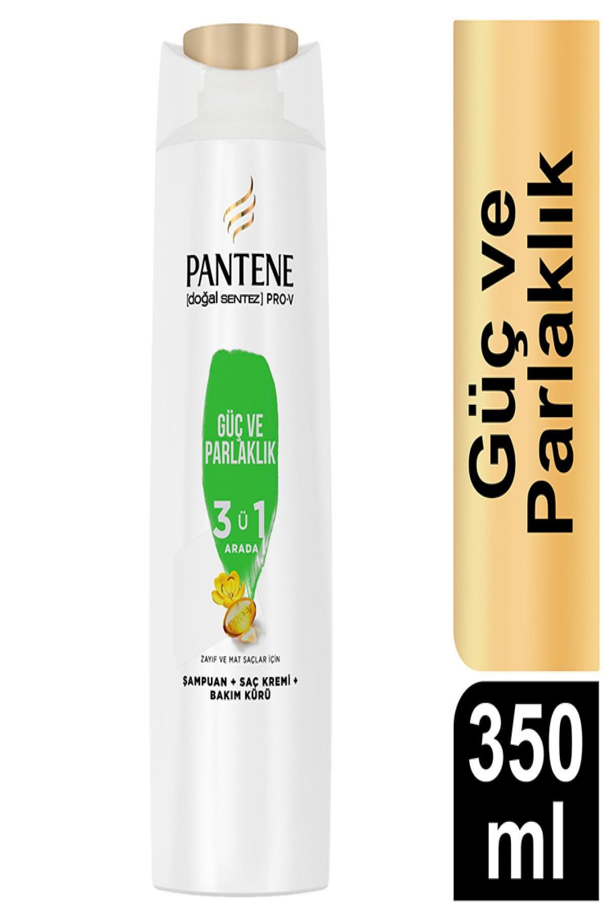 MMB Boutique Pantene Şampuan 350ml_3IN1 Güçlü Parlaklık 476307