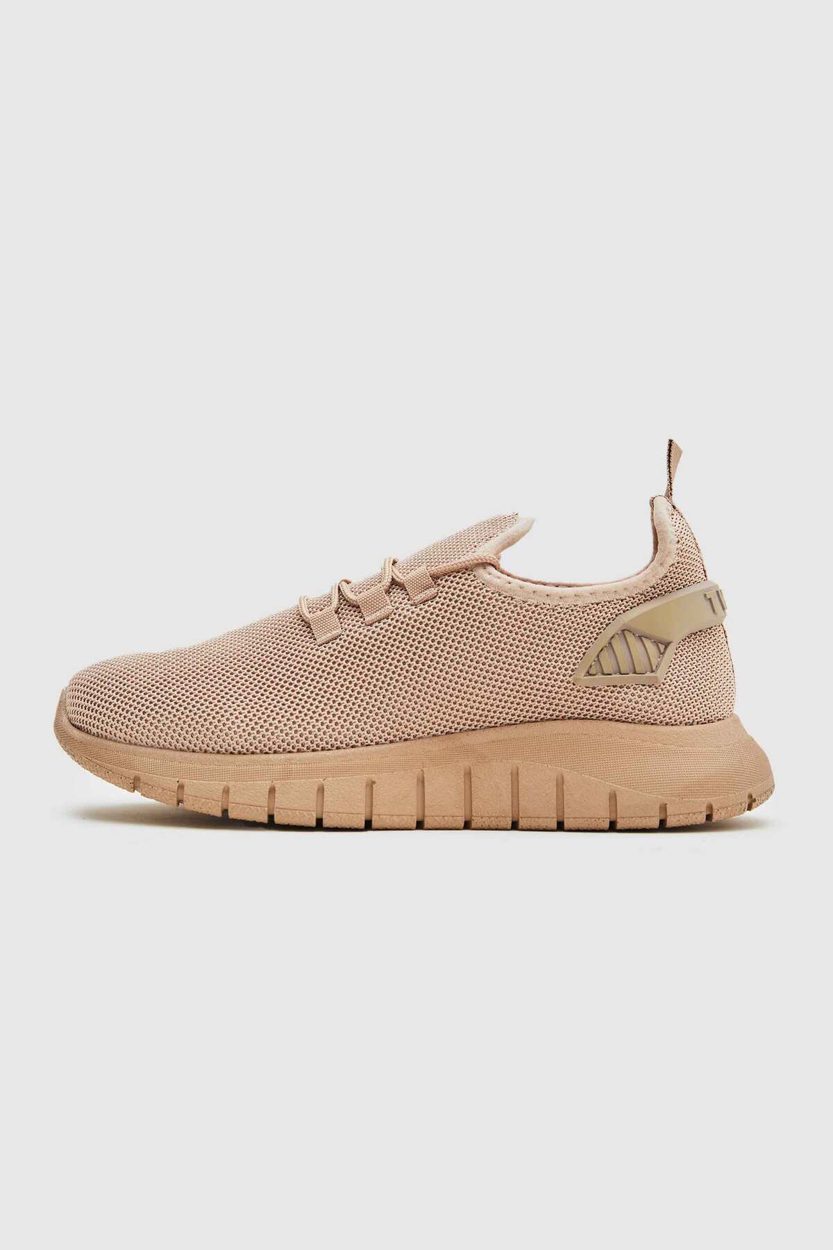 Twn-Beige Mesh Sports Shoes 2