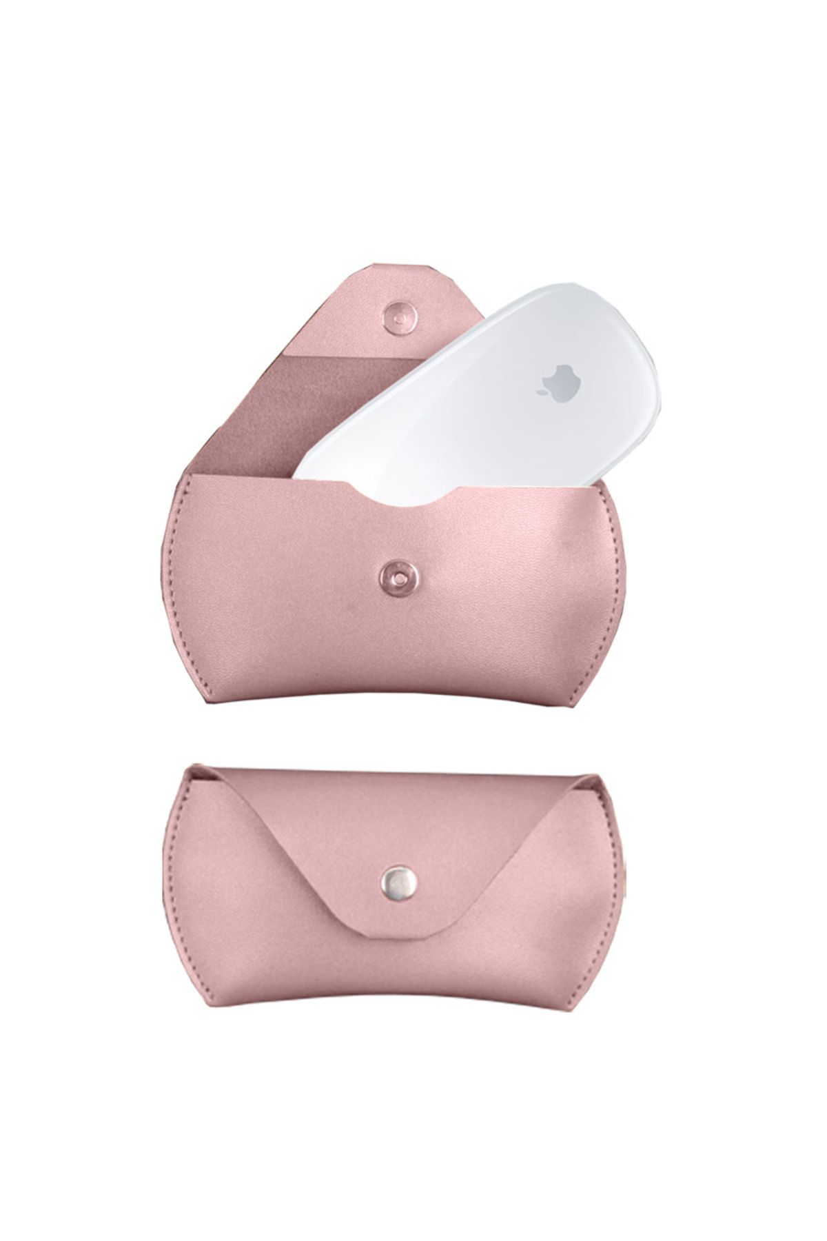 Choice-For Apple Mouse Protective Case magic mouse 1/2 Generation Wireless Bluetooth Magnetic Leather Bag 5