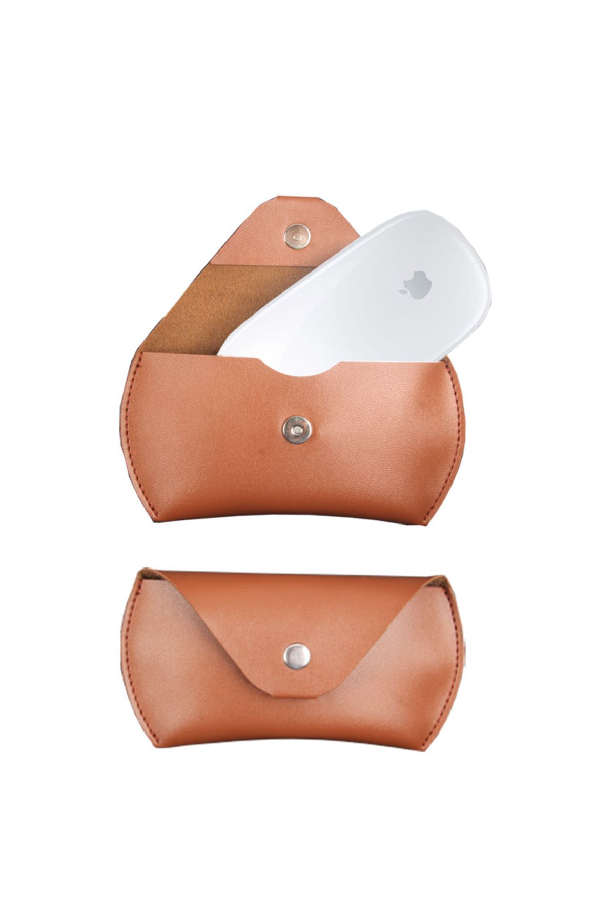 Choice-For Apple Mouse Protective Case magic mouse 1/2 Generation Wireless Bluetooth Magnetic Leather Bag 8