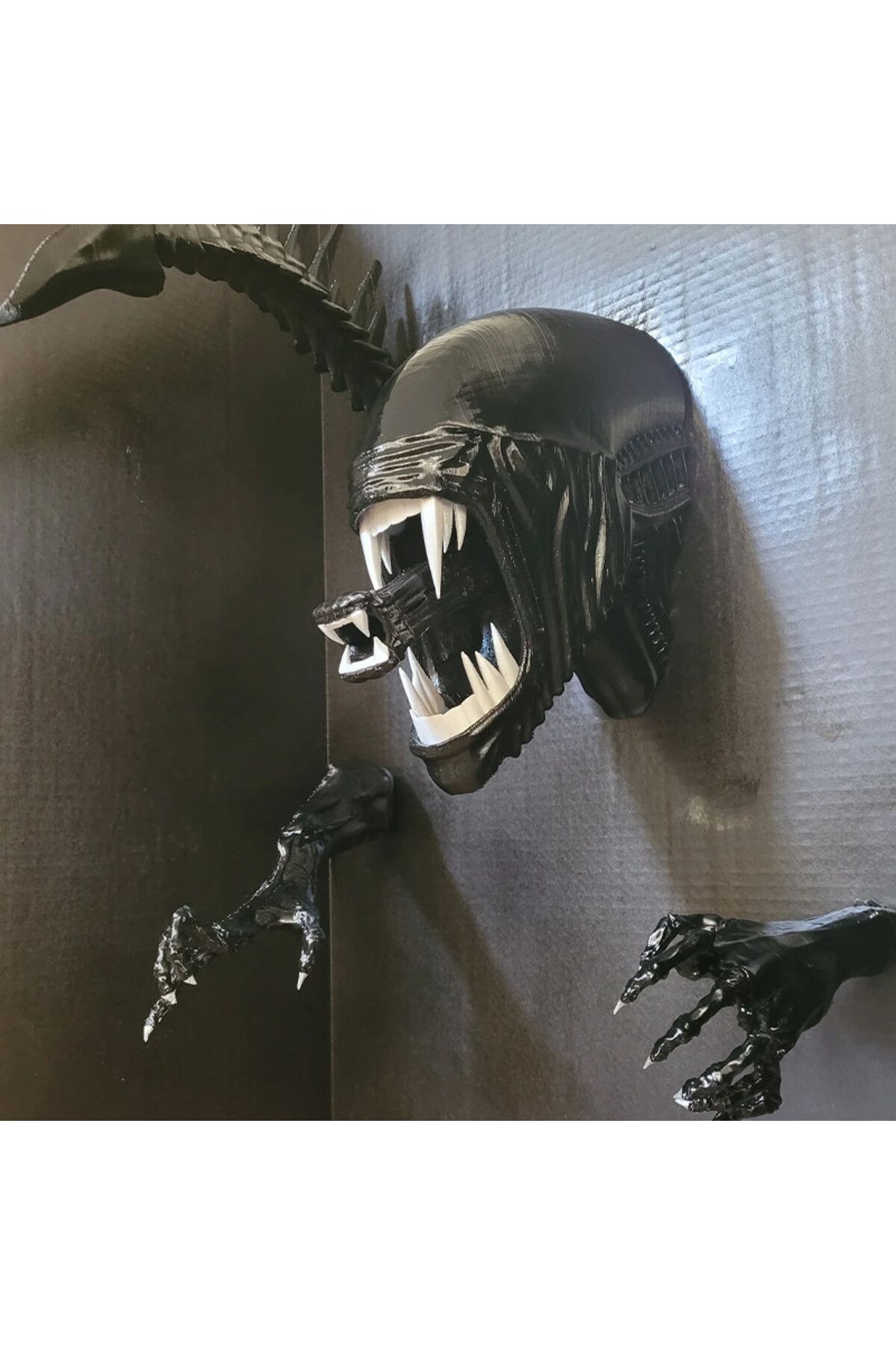 Choice-Wall decor giant xenomorph head xenomoprh wall art alien xenomoprh -xenomorph mask fa... 6