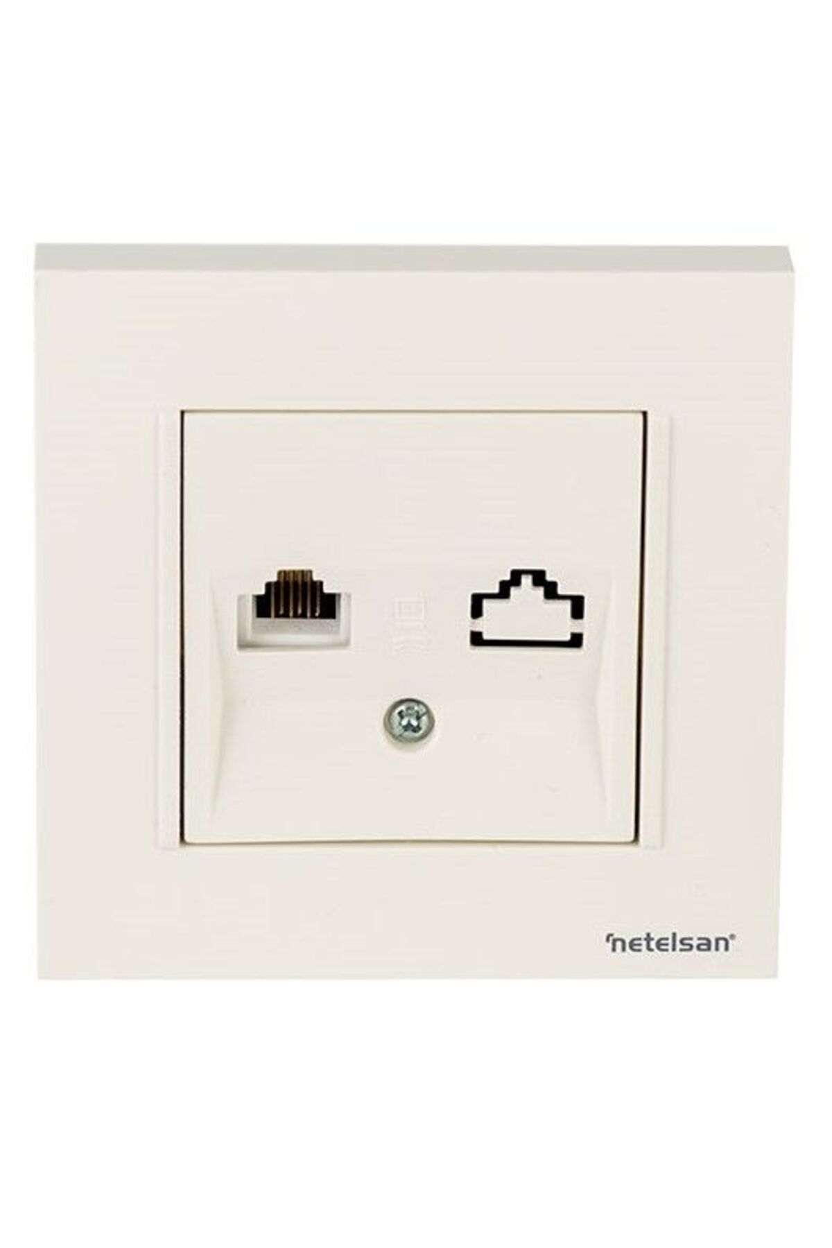 Netelsan-White Byobu Data Socket - RJ45 Cat6 1
