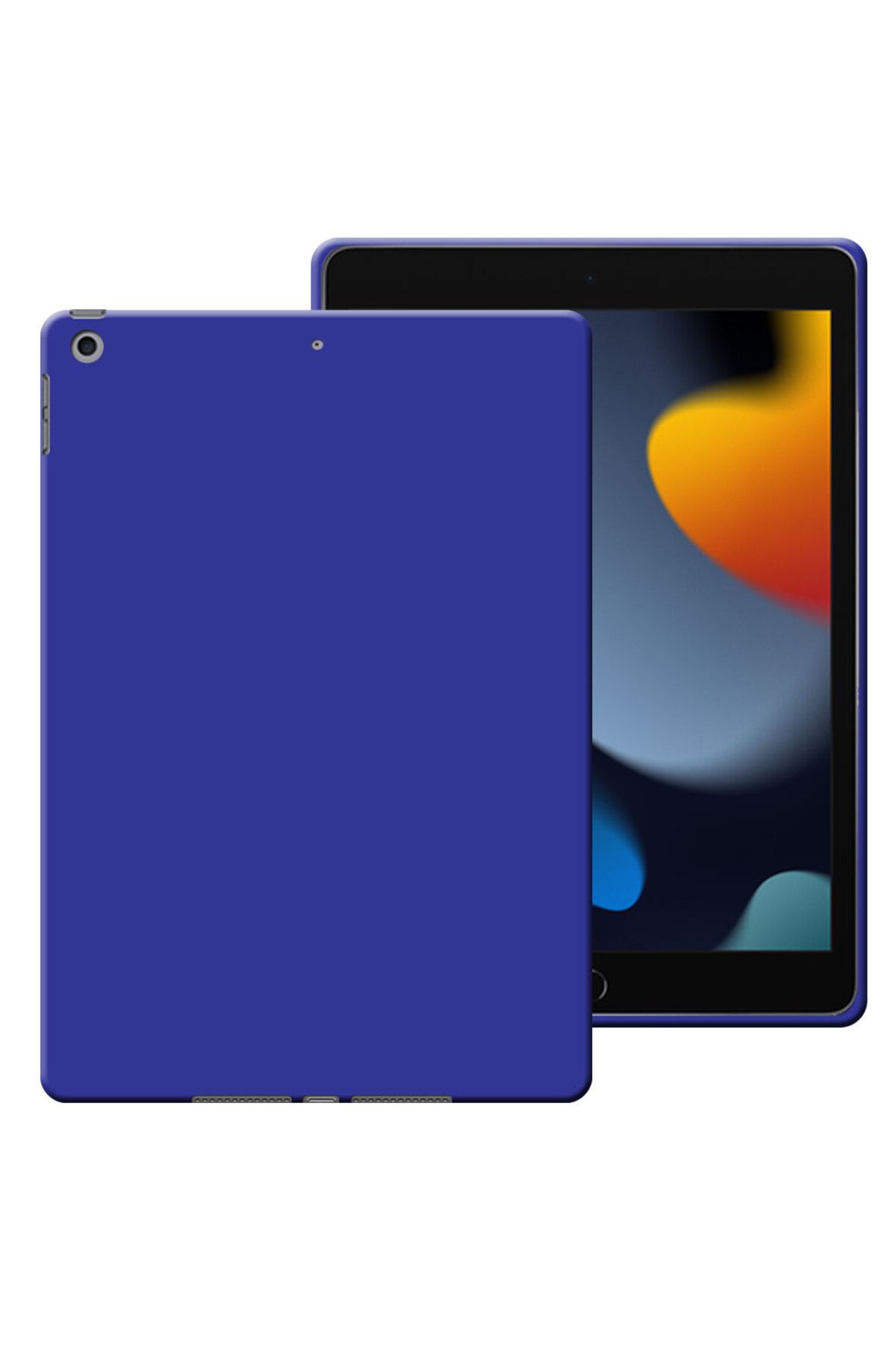 Tekamo Apple iPad 7 / 8 / 9 Nesil 10,2 inç Uyumlu Rubber Yıkanabilir Silikon Kılıf