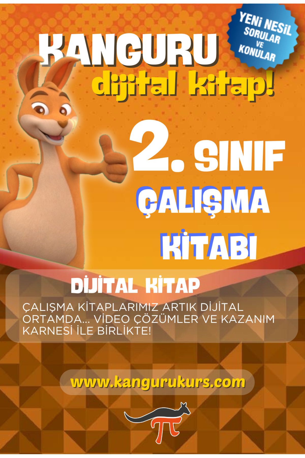 Kanguru Matematik Çalışma Kitabı 2. sınıf Dijital Format