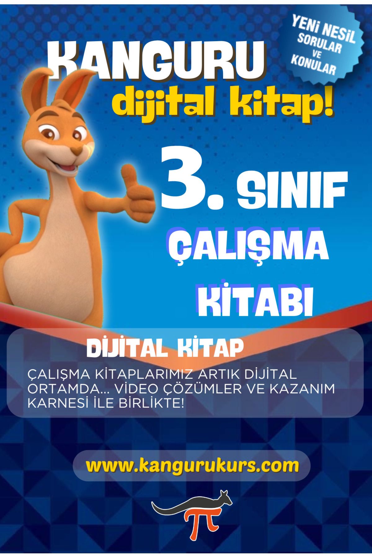 Kanguru Matematik Çalışma Kitabı 3. sınıf Dijital Format