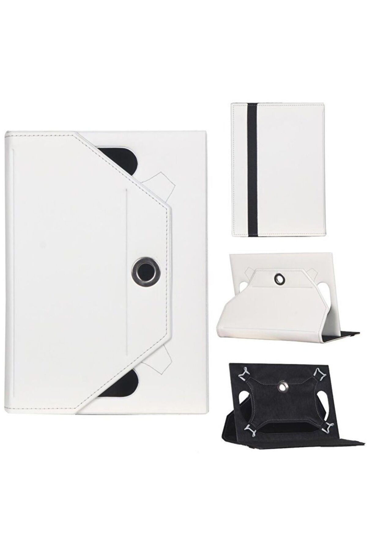 EYKA ELEKTRONİK Hometech Premium Tab 7 W7009 Universal Standlı Tablet Kılıfı Beyaz