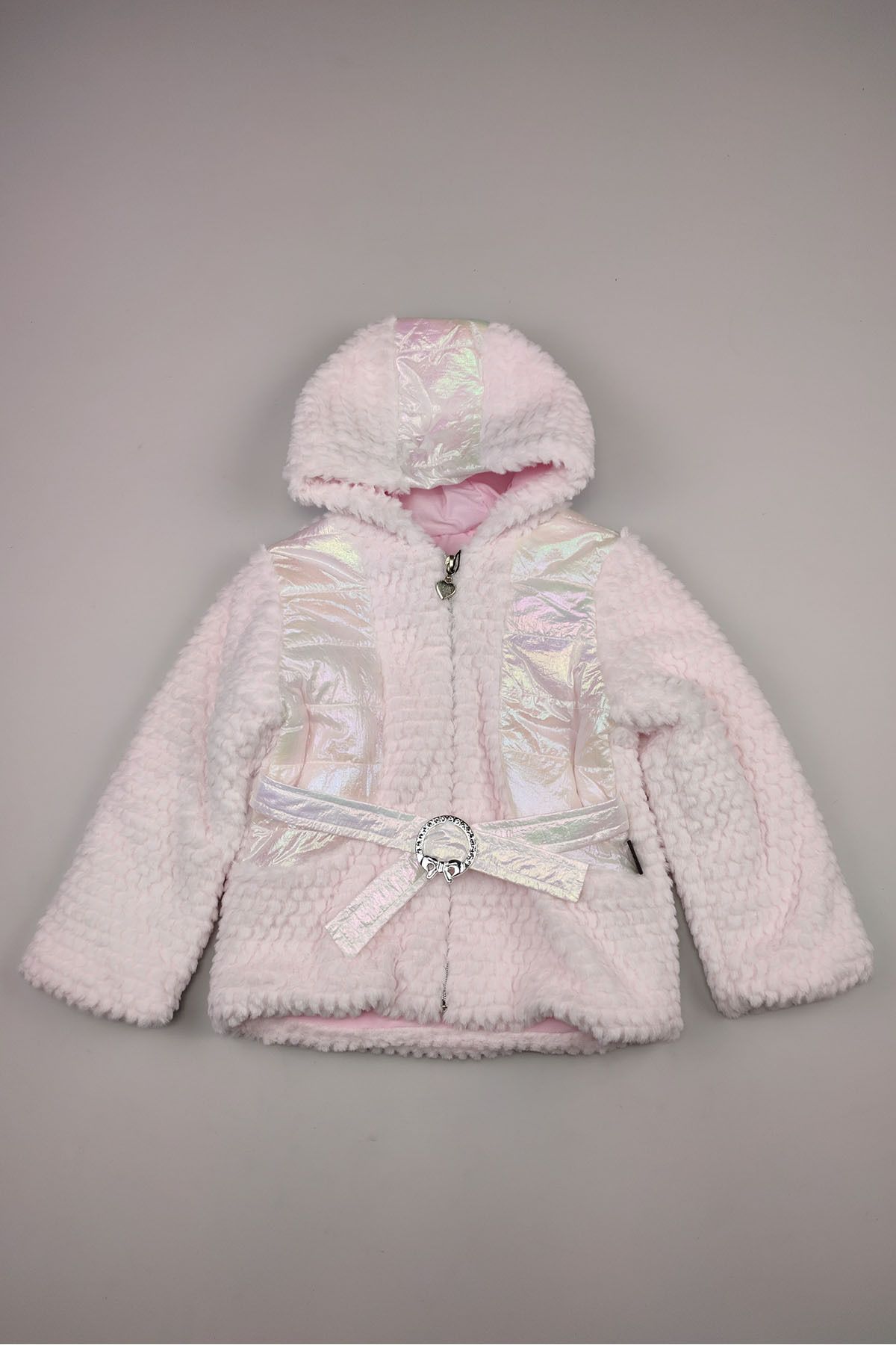 Peki 5 Ekle 4 Öde Bebek Yenidogan Çocuk Kiz Yumusak Polyester Pelus Welsoft Kaban Astarli Hediyelik 15067