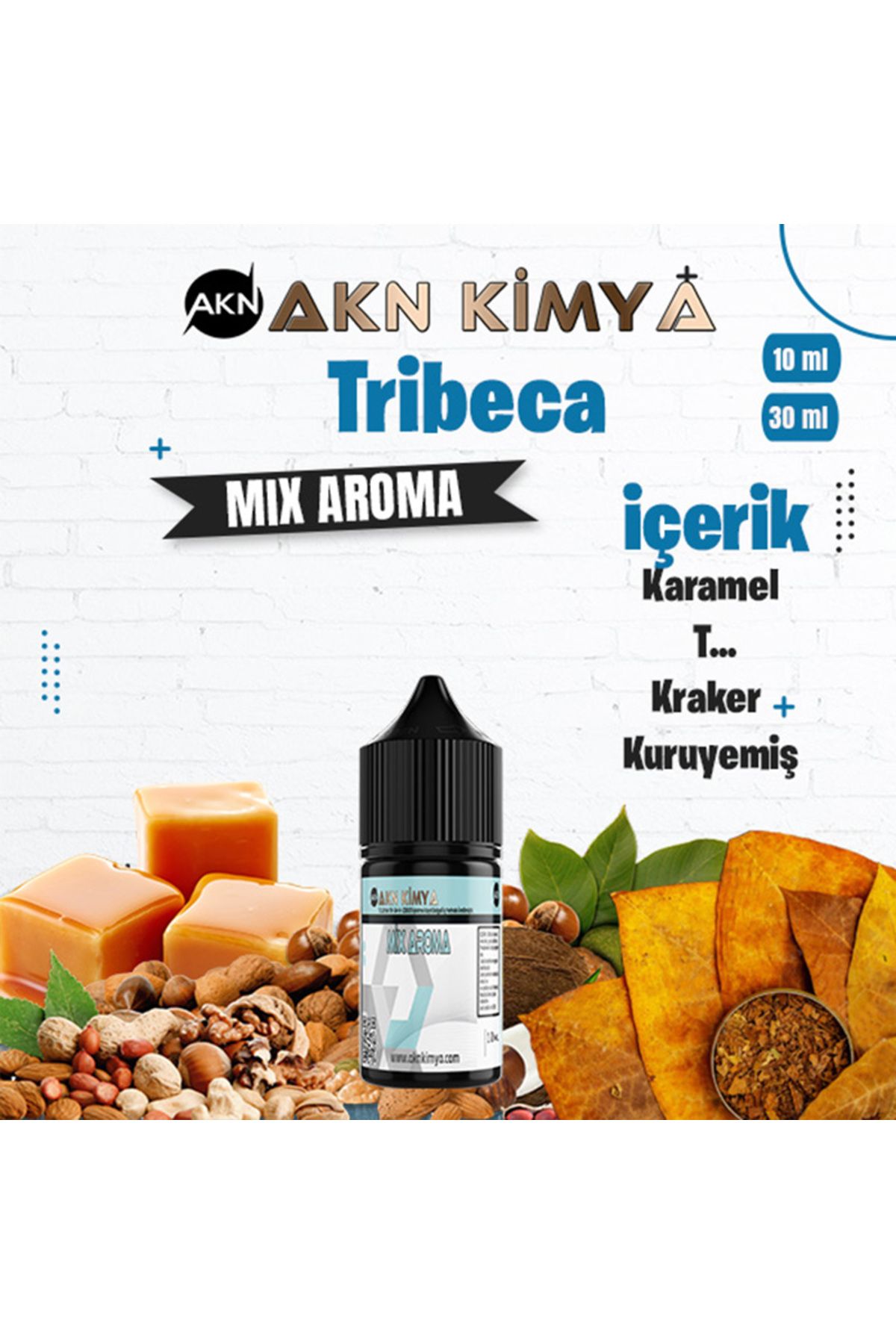 akn kimya Tribeca Halo Mix Aroma Gıda Aroması 10 ml