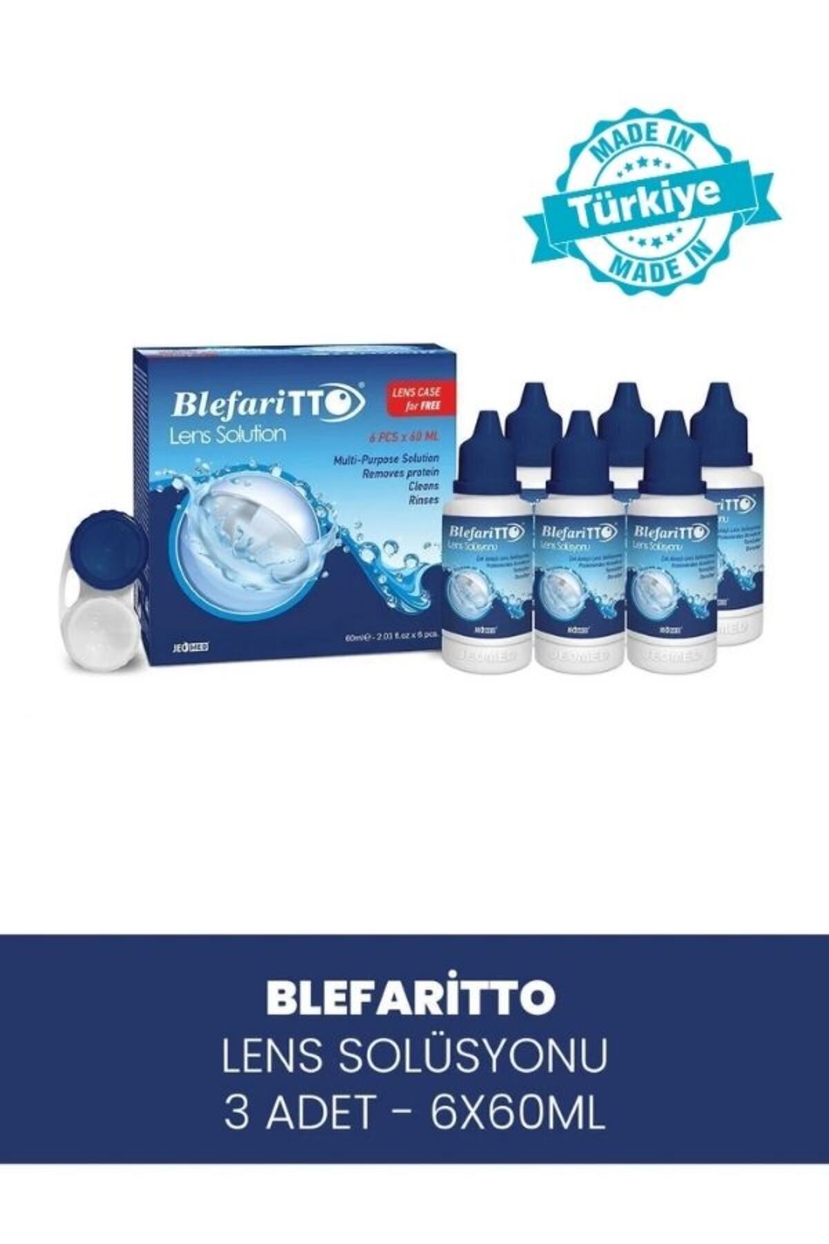 BLEFARİTTO Lens Solüsyonu 6x60 Ml 3 Adet