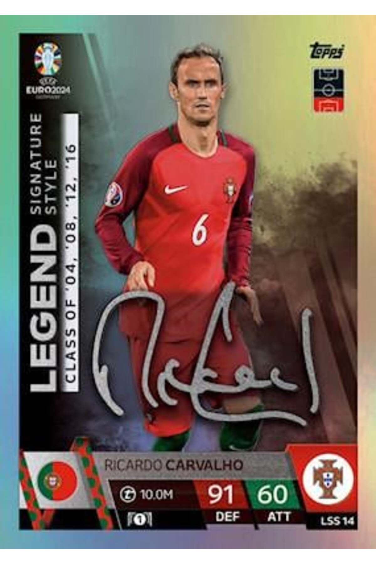 Topps Match Attax Euro 2024 Futbol Kartları Legend Signature Style