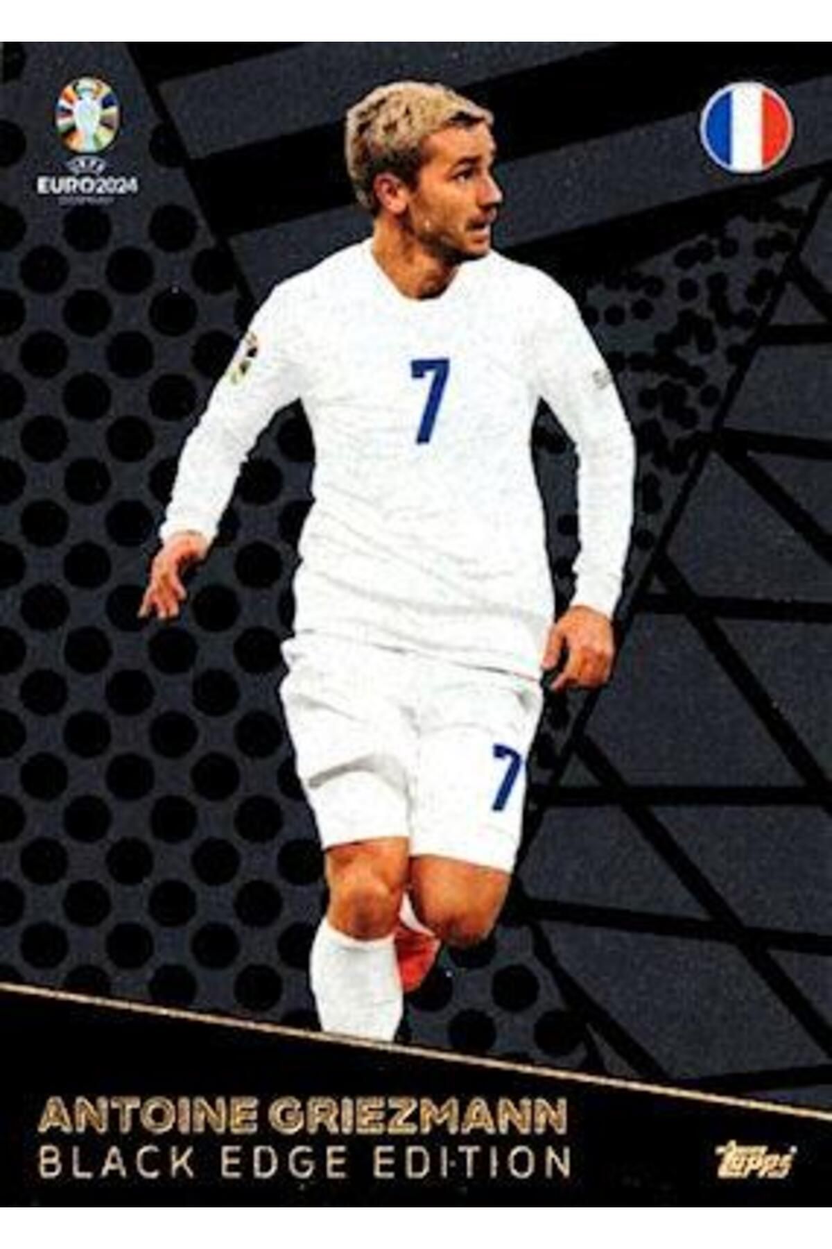 Topps-Antoine Griezmann Be4 - Match Attax Euro 2024 Football Cards, Black Edge Edition 1