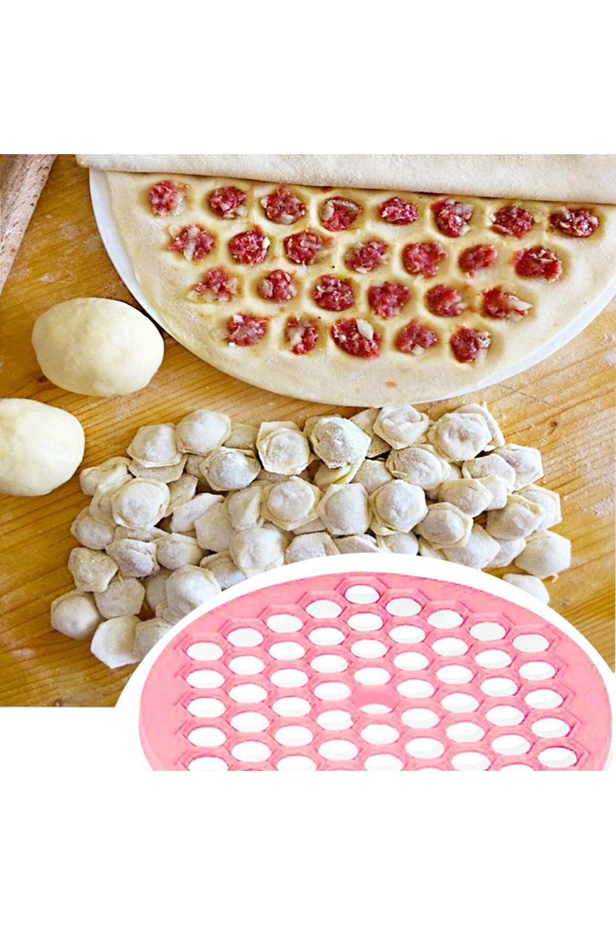 OEM 61 Bölmeli Petek Şekilli Pratik Mantı Kesici Açma Kalıbı Mantımatik (5024)