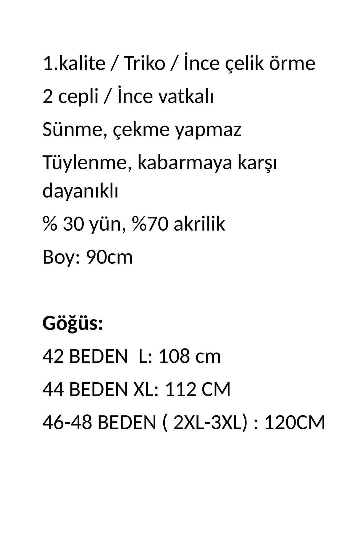 anne moda ankara-Χειμώνας, Λεπτός, 1ος. ποιότητα, Μάλλινο μείγμα, Πλεκτό Παλτό 6