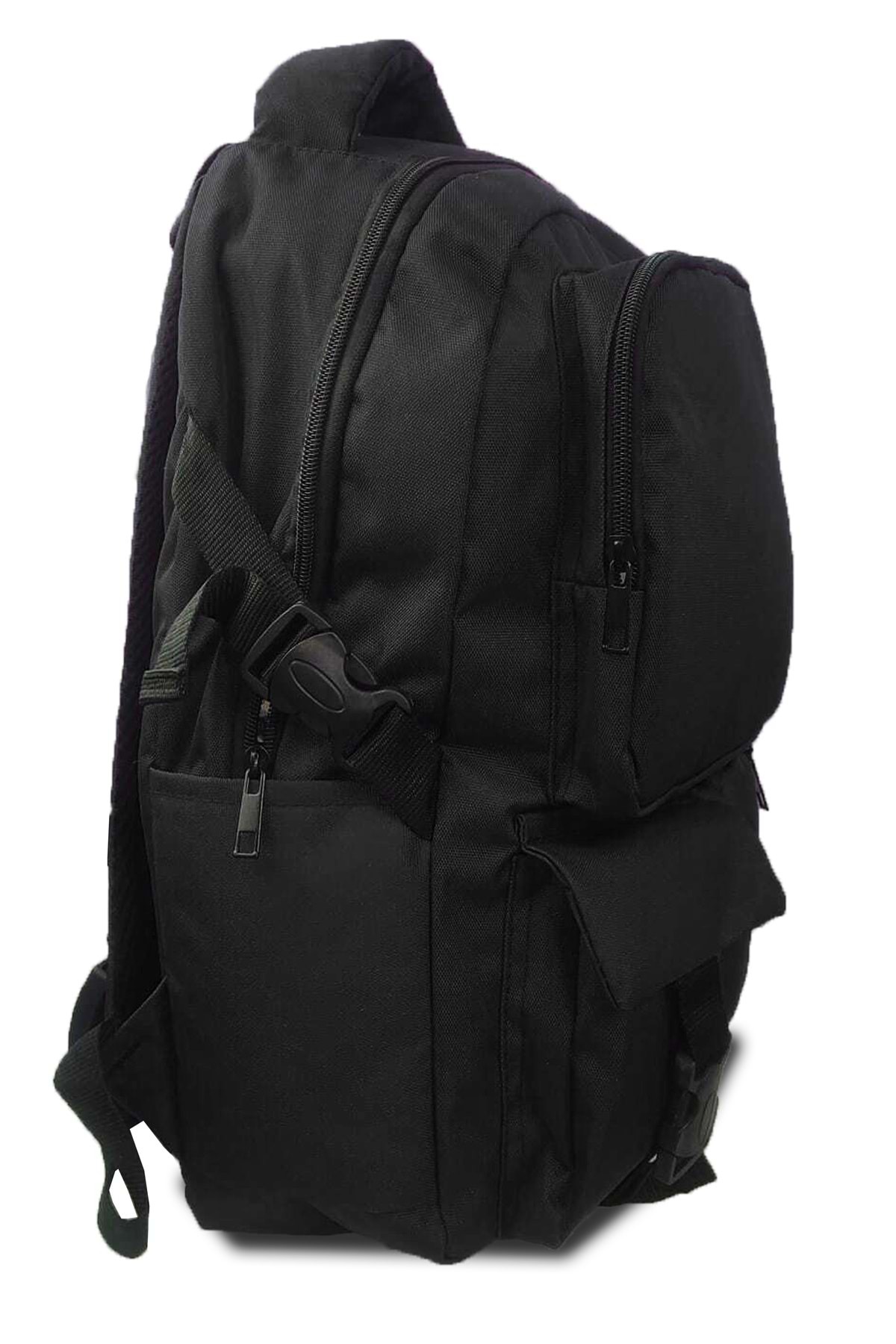 Bagorama Bullet Unisex Cepli Laptop, Kamp, Günlük Ve Okul Sırt Çantası - Siyah görsel 3