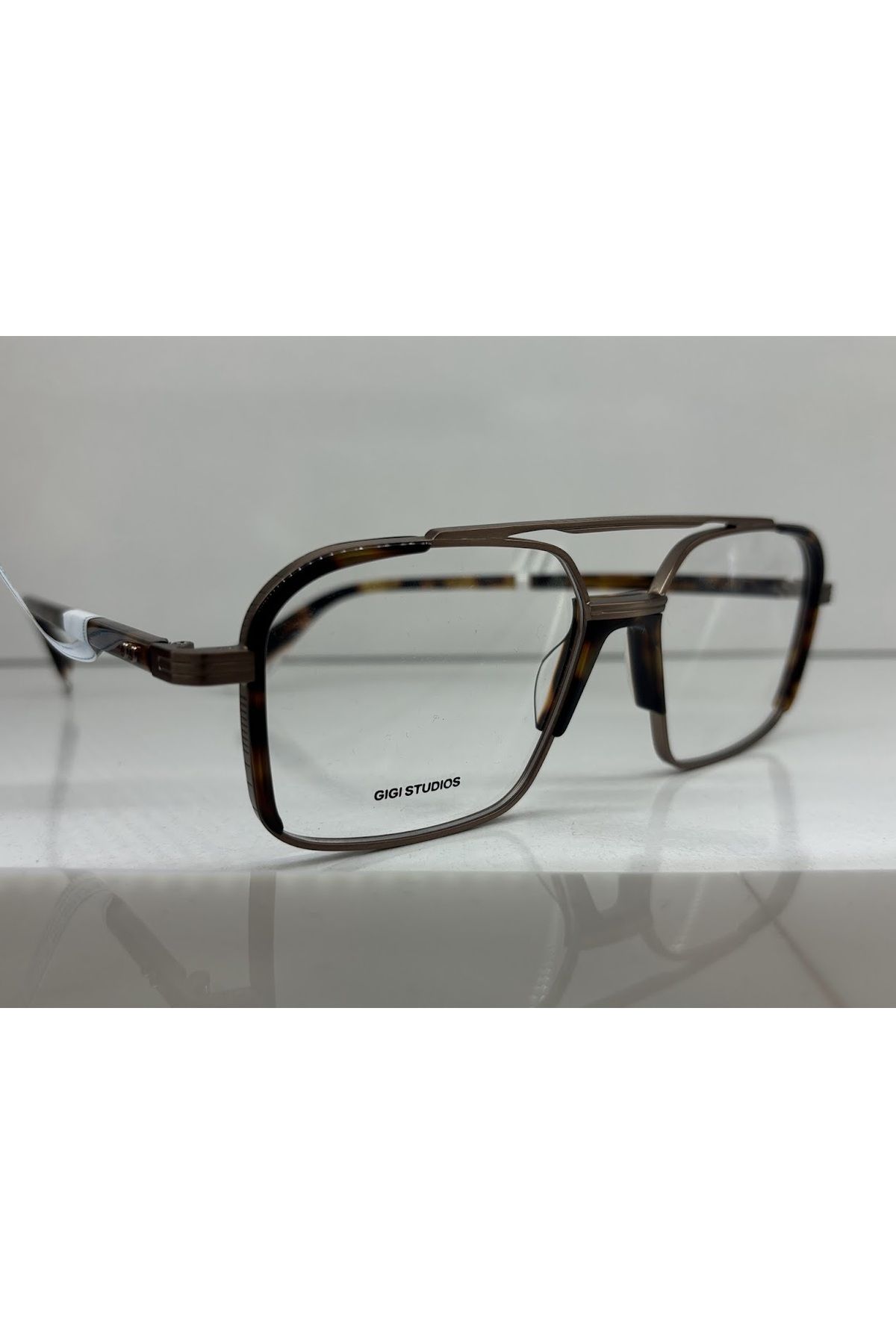 GIGI Studios-Titanium Maxwell Bluelight Protected Blue Light Protected Listener and Optical Glass Compatible Frame 3