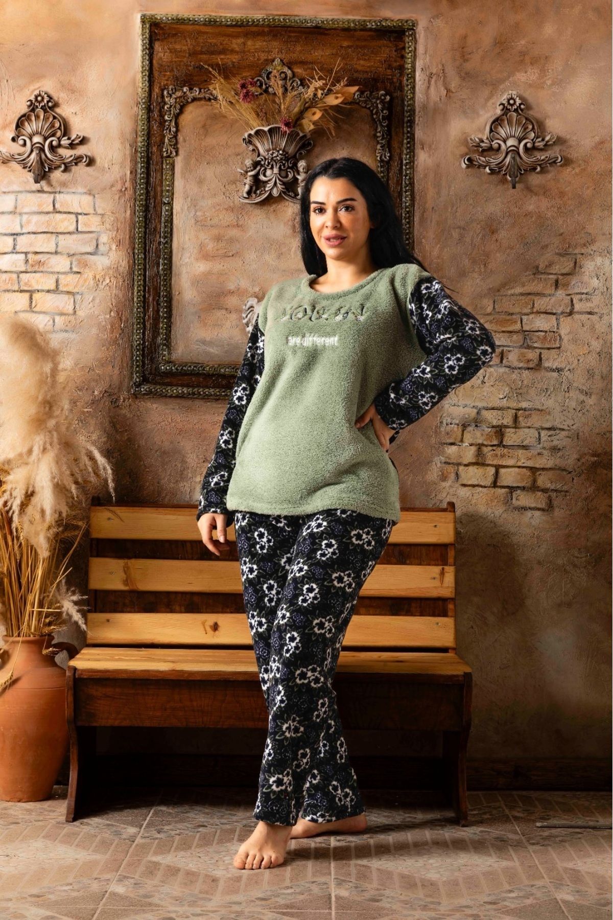 NEYSEKİVAR Büyük Beden Pijama Takımı
