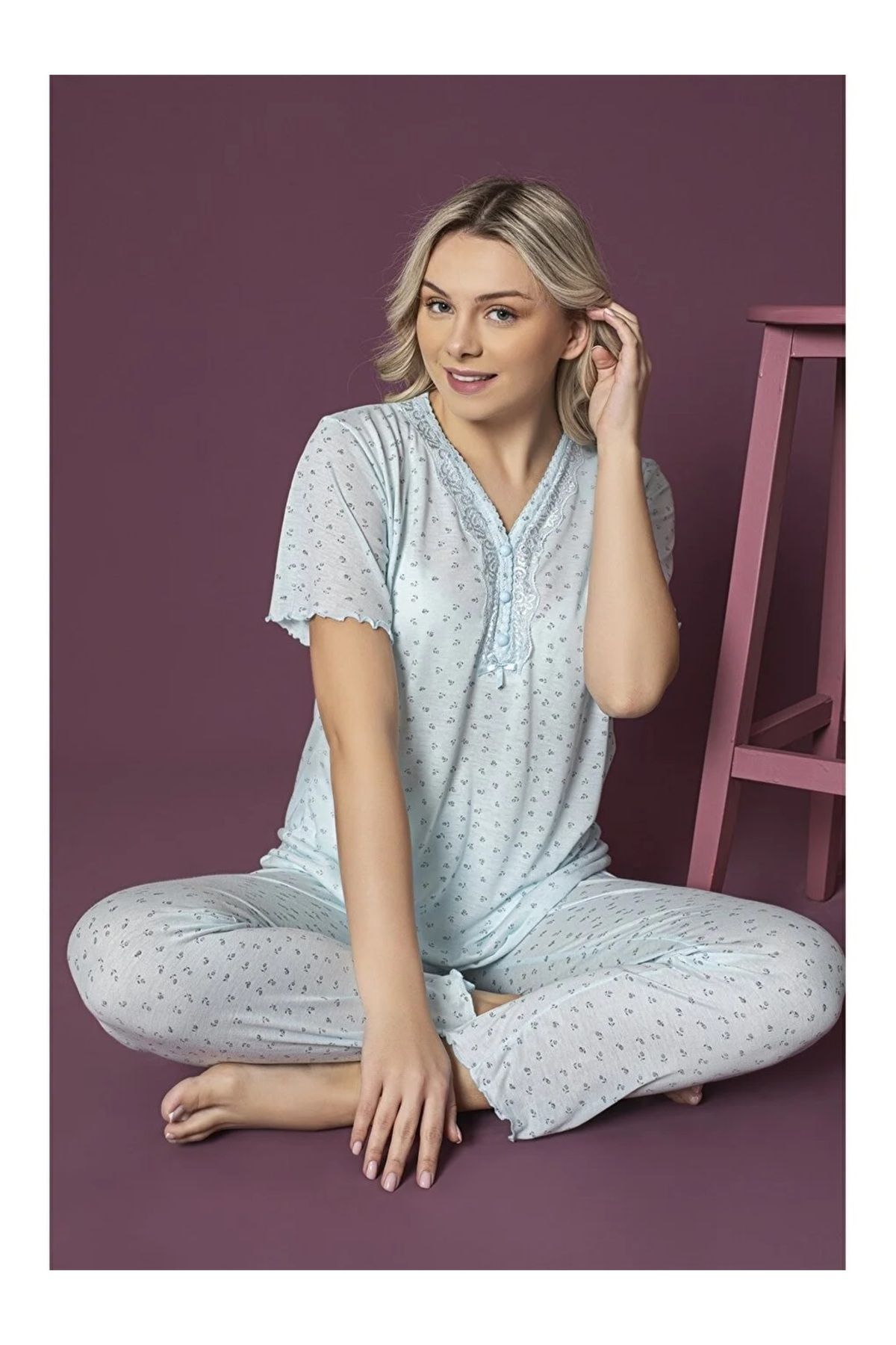NEYSEKİVAR Büyük Beden Pijama Takımı