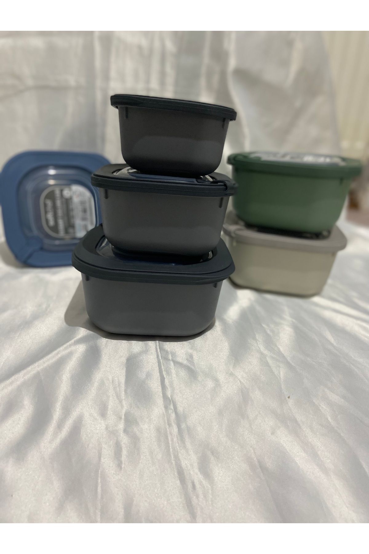 miray home-3-Piece Storage Container Set Compatible with Freezer and Microwave (600 ml - 1100 ml - 1800 ml) 5