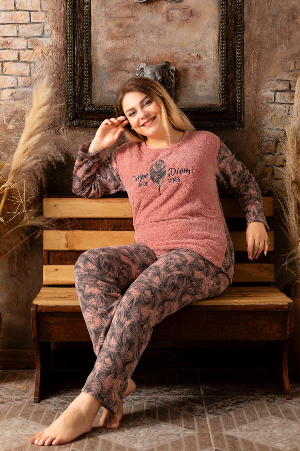 NEYSEKİVAR Büyük Beden Pijama Takımı