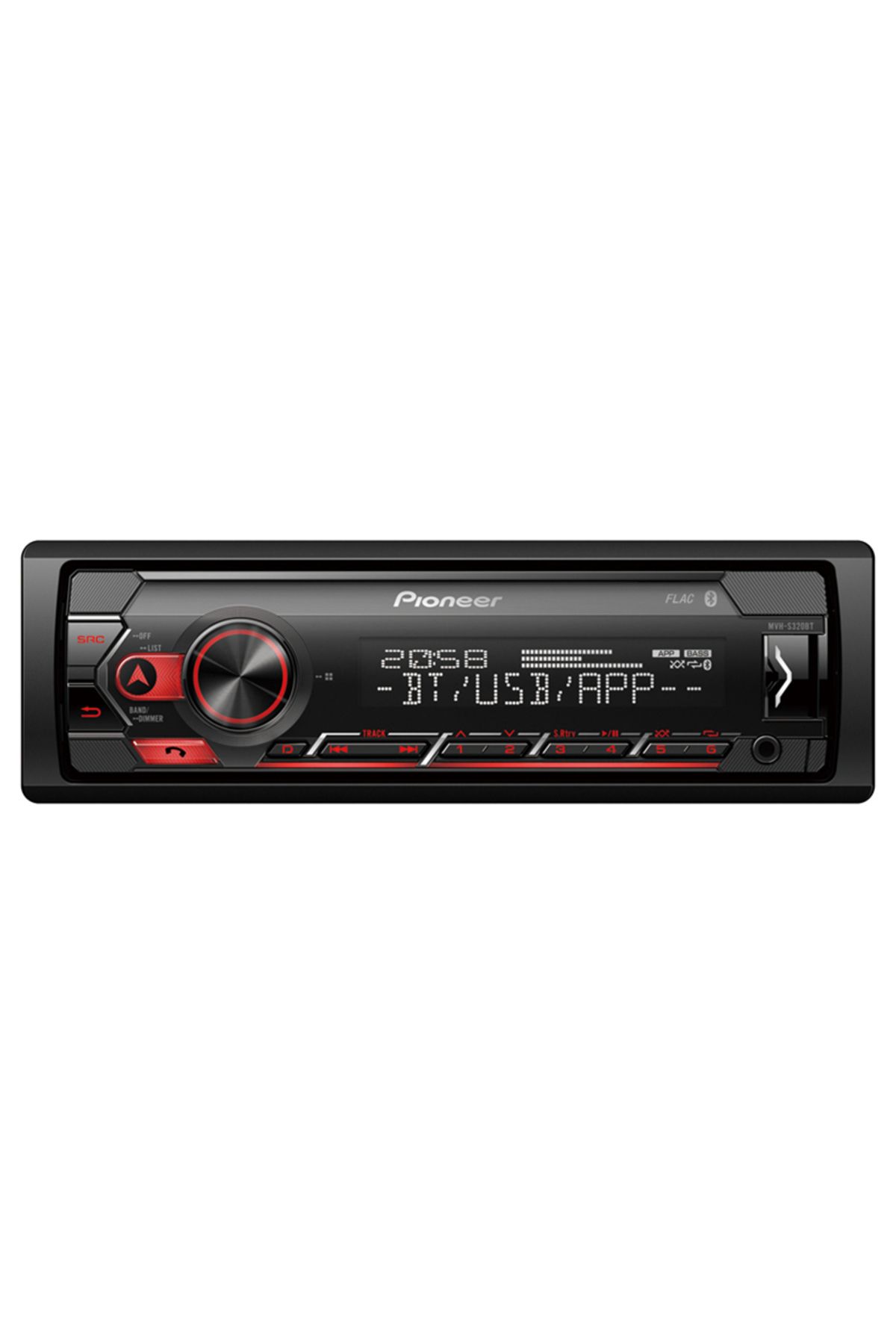 OEM PIONEER MVH-S320BT USB/FM/AUX/MP3 BLUETOOTHLU MEKANİKSİZ OTO TEYP 4X50 WATT (5024)