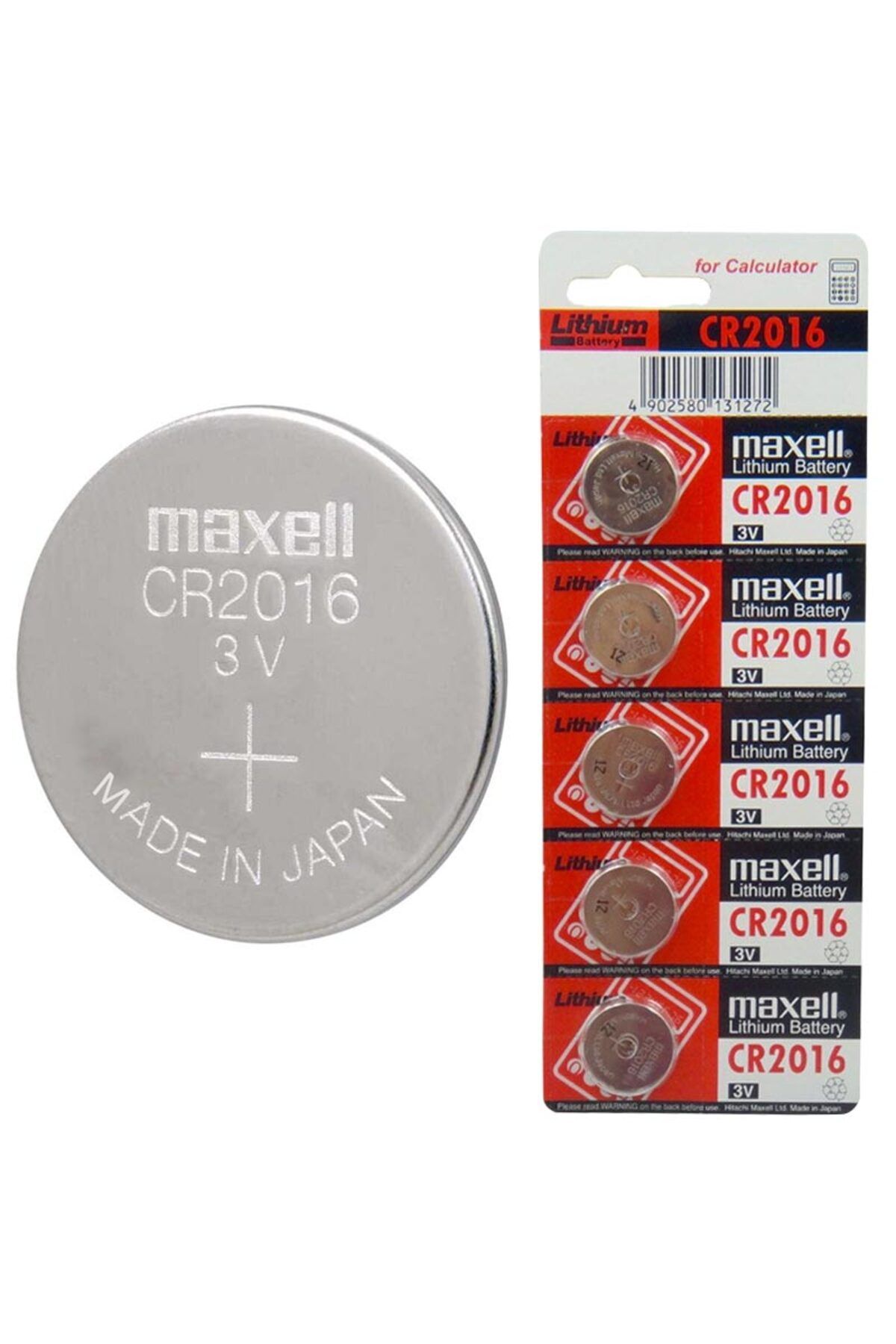 İklimStore MAXELL CR2016 3V LITYUM PARA PİL 5Lİ PAKET (5131)