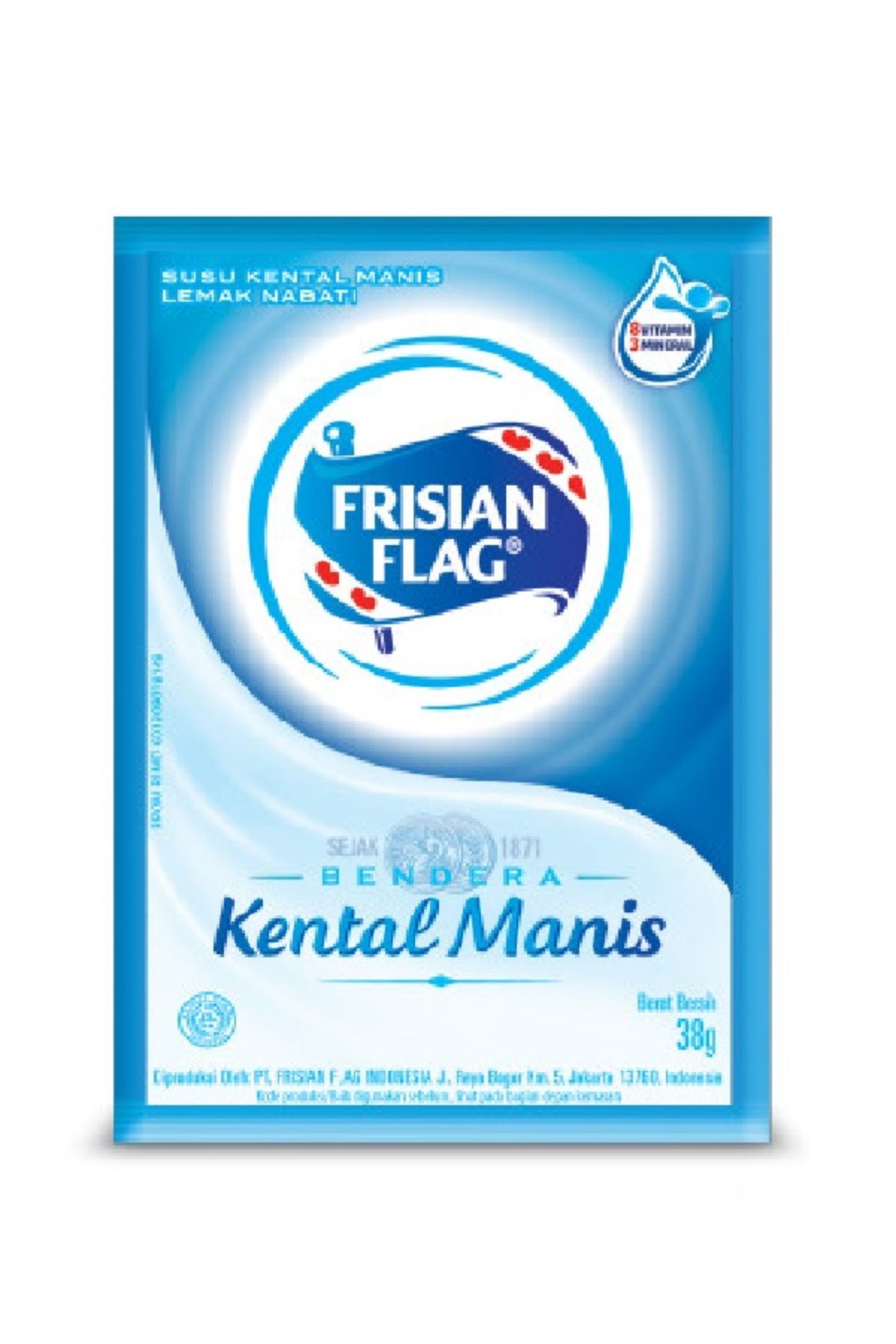 FRISIAN Flag Kental Manis 38g Susu kental manis lemak nabati condesed milk 1 paket