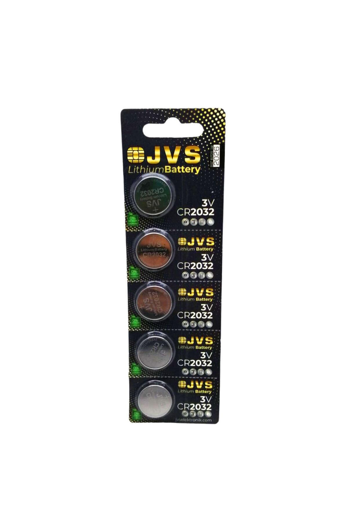 Kapamarka JVS CR2032 3V PARA PİLİ 5Lİ KART