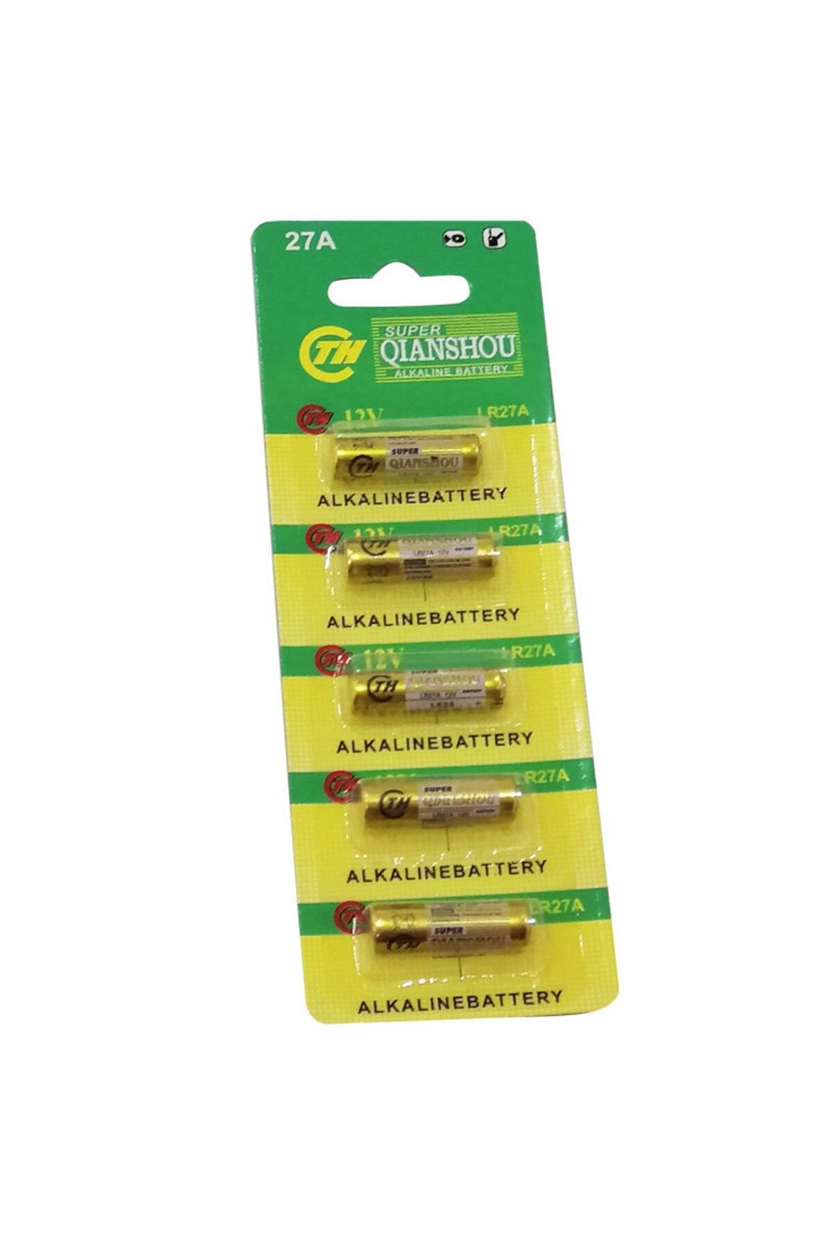 Kapamarka 27A İNCE 12 VOLT ALARM PİLİ 5Lİ PAKET