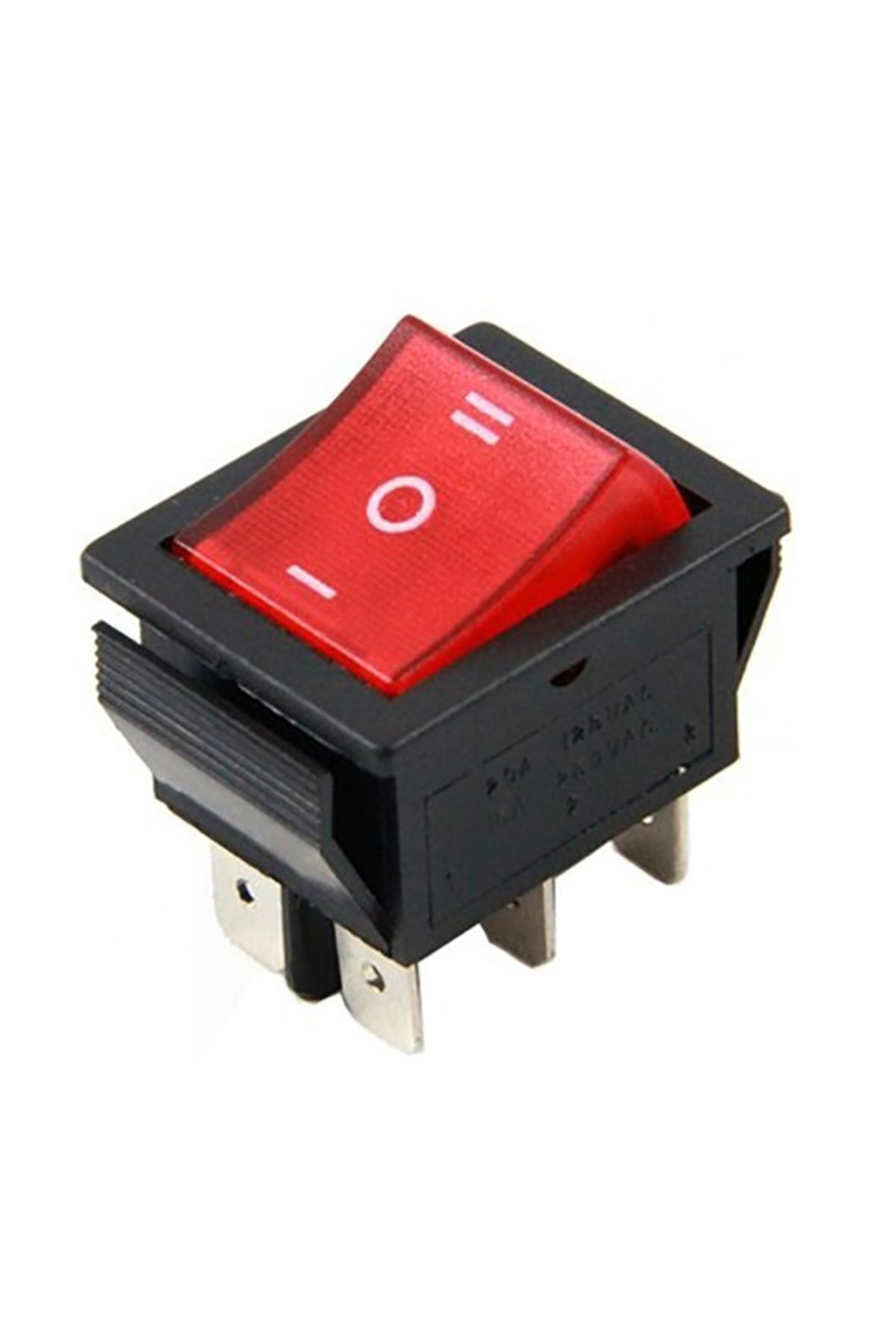Go İthalat TEKLİ SOBA ANAHTARI GENİŞ IŞIKLI 6 PİN ON-OFF IC-105 (4401)