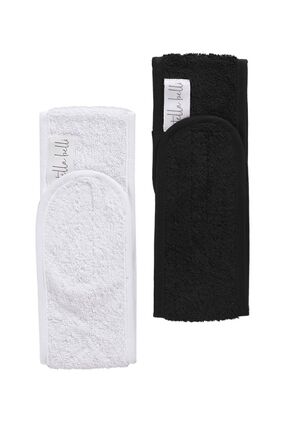 Stella Belli Saç Bandı 2li Set Bandana, Havlu Sporcu Kadın & Erkek Makyaj Yog...