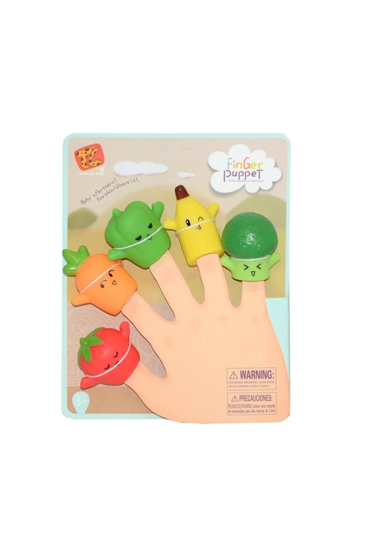 Liodora Finger Puppet Meyve Figürlü Parmak Kuklası