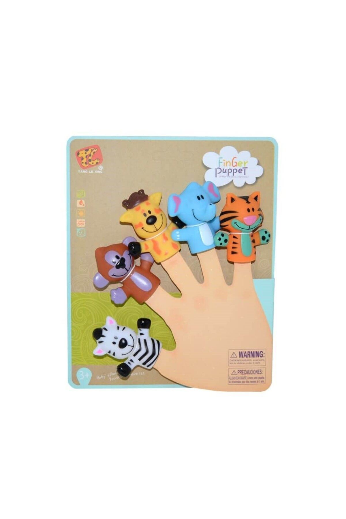 Bum Bum Bebek & Anne Finger Puppet Hayvan Figürlü Parmak Kuklası