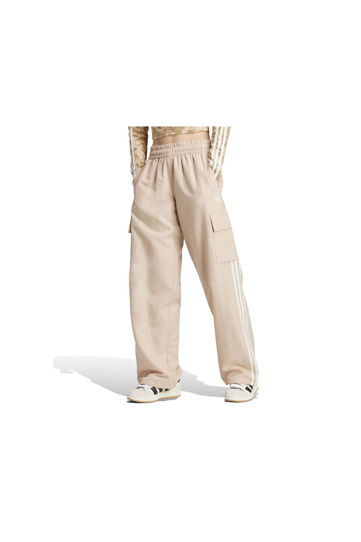 adidas 3S Cargo Pants Kadın Günlük Kargo Pantolon IZ0717 Bej