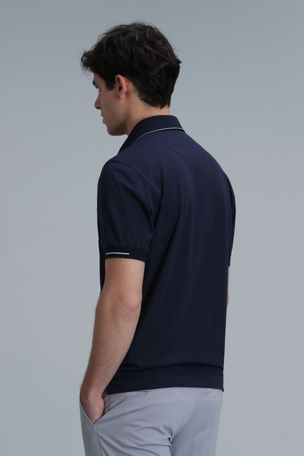 Lufian-Tricou polo pentru bărbați Tylor Smart bleumarin 6