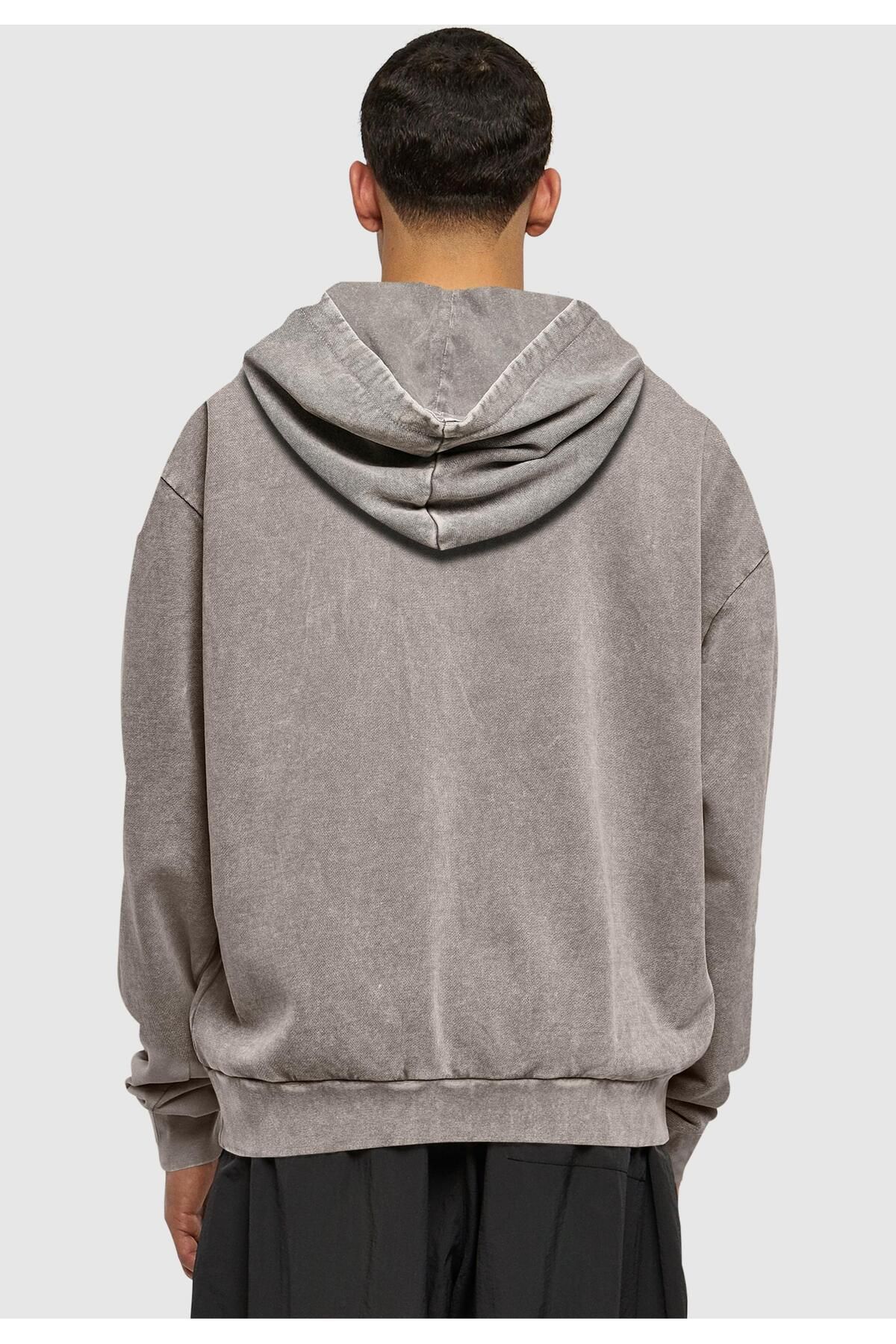 Merchcode-Mind Fitness Acid Washed Oversized Hoodie 4