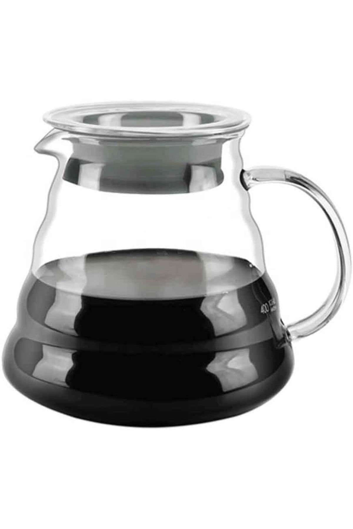 MCreative Cam Drip Kahve Servis Sürahisi - Drip Coffee Server - 600 ml - Isıya Dayanıklı Borosilik