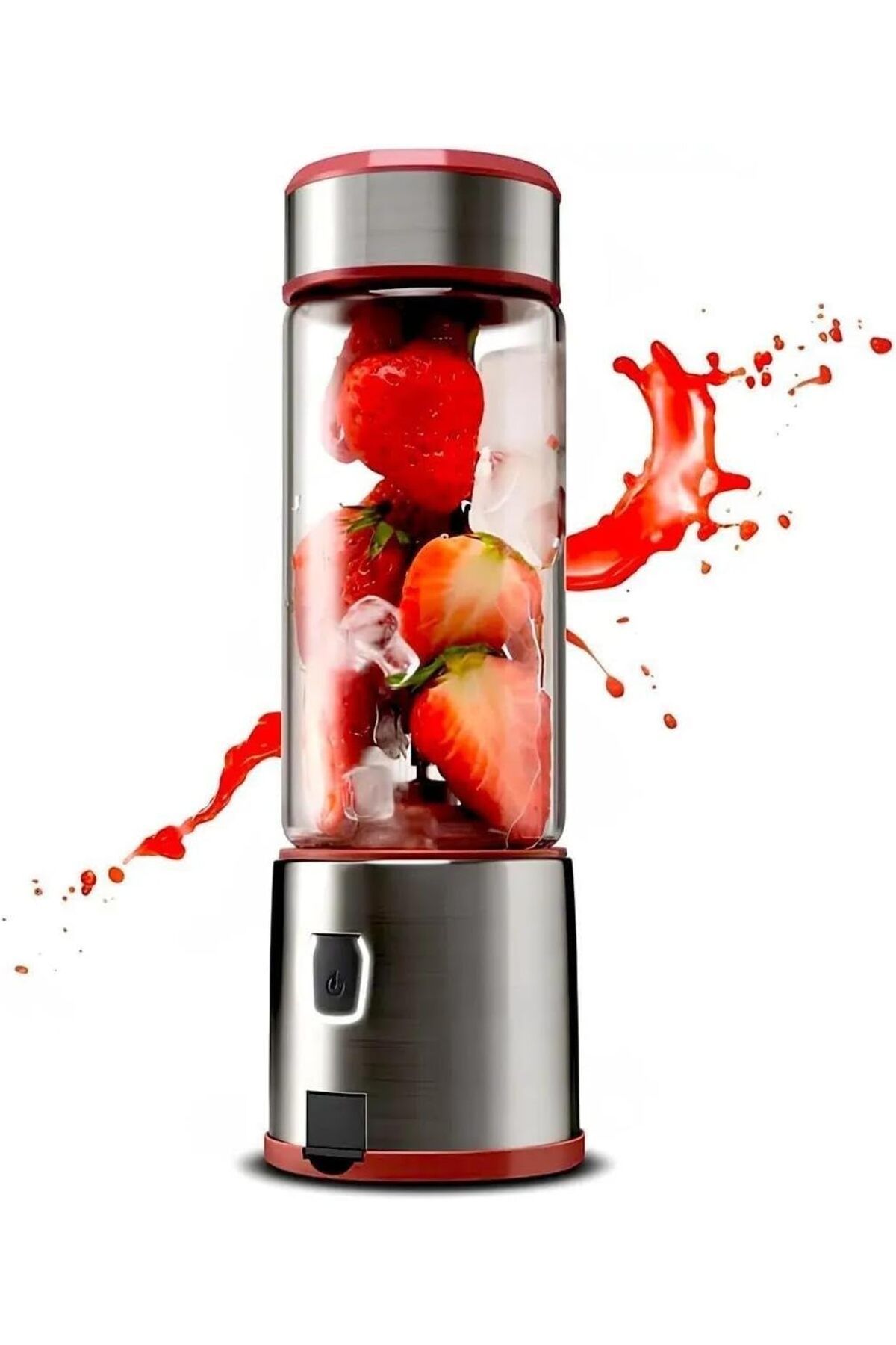 YILTER Şarjlı Blender 450 ML Paslanmaz Blender Buz Kırıcılı Blender Buz Kırıcılı