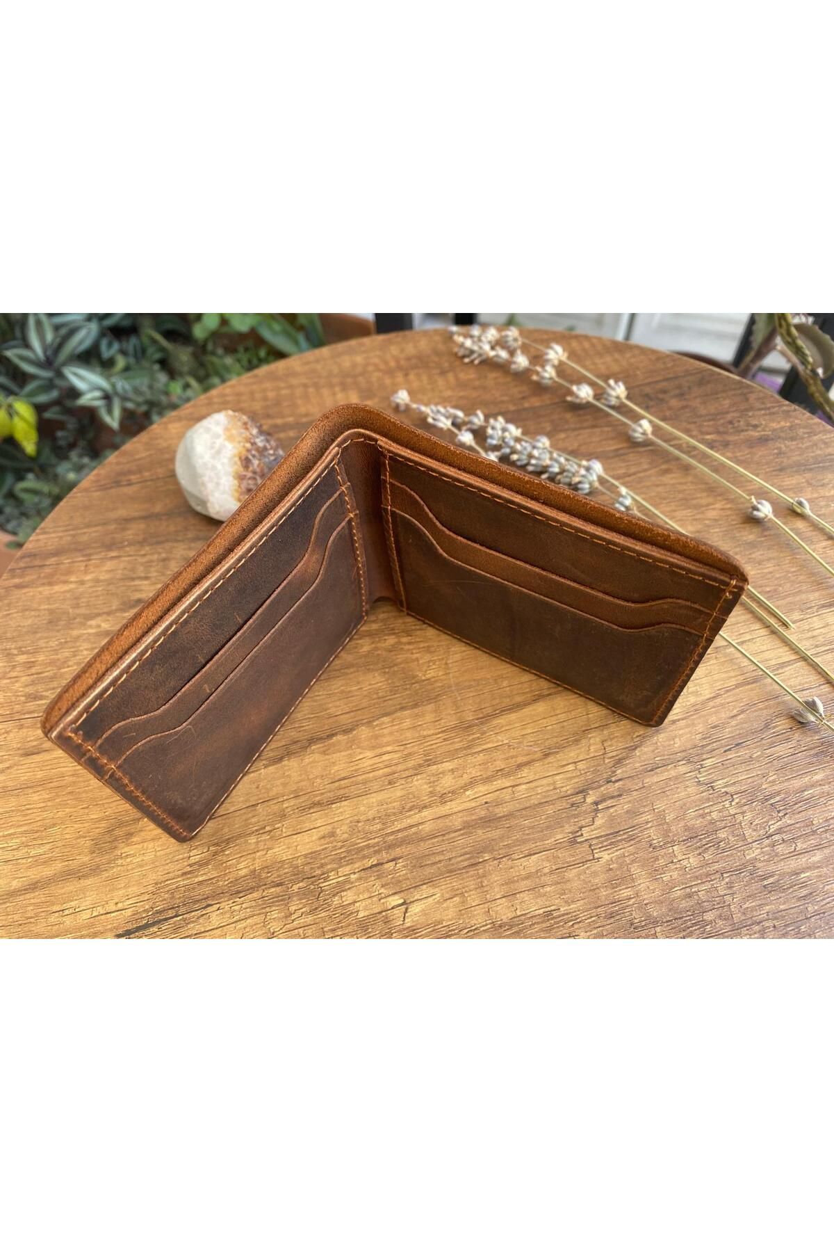 کیف پول مردانه اصلی چرم دست ساز Kadimdoğal