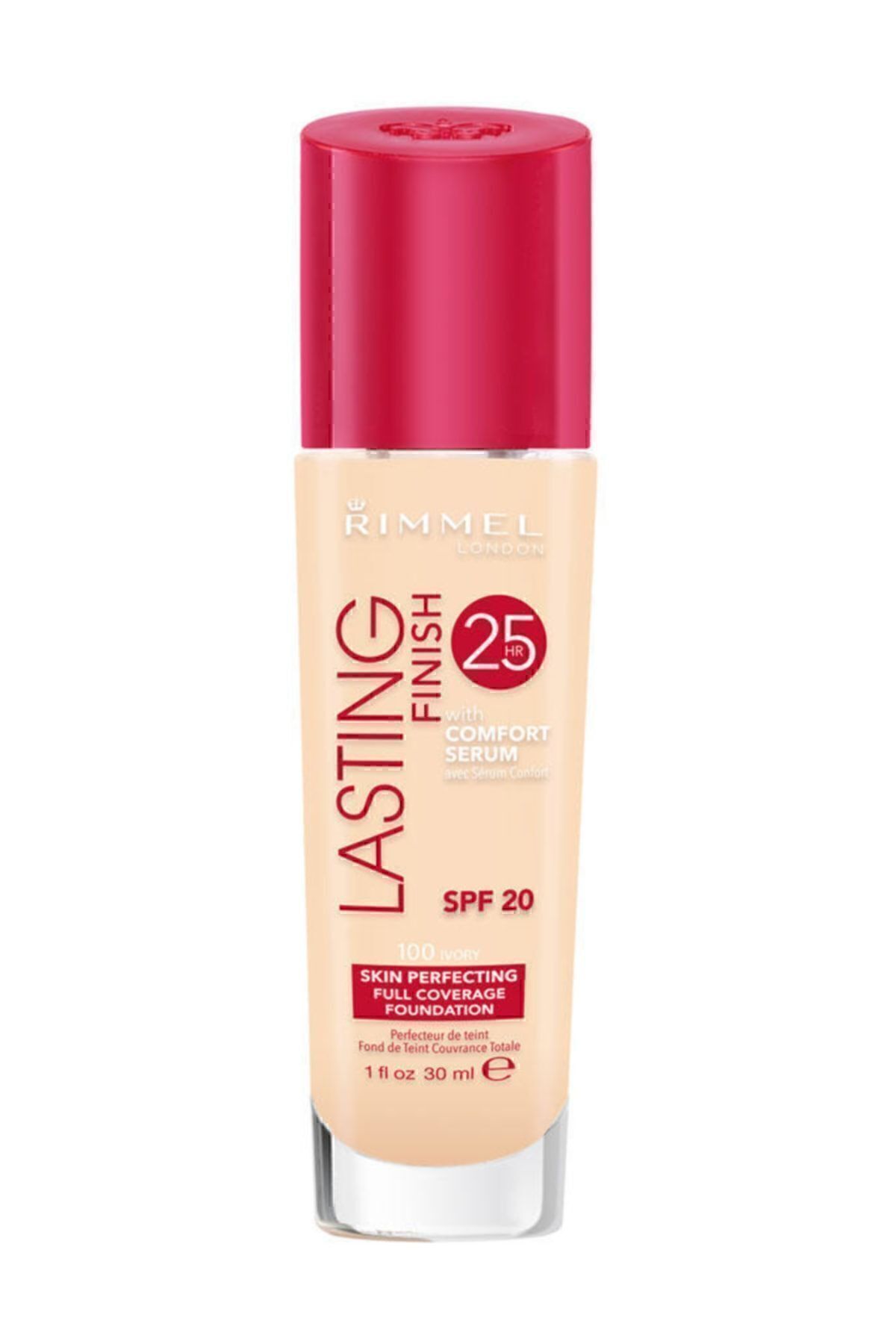 RIMMEL LONDON Foundation - Lasting Finish Foundation 100 Ivory 3607345379036