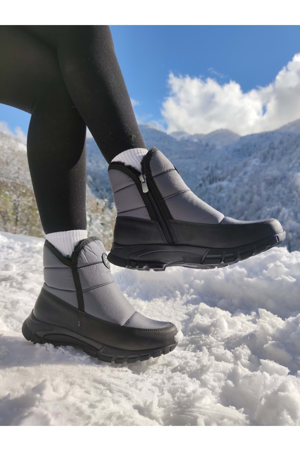 ÇİĞDEM KUNDURA Çiğdem Kar Botu Unisex görsel 5