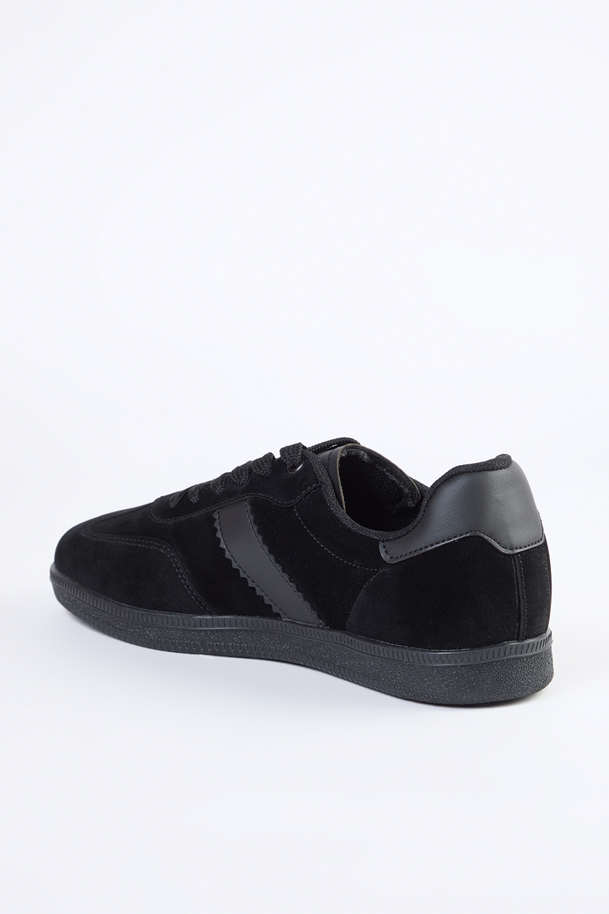 TRENDYOL SHOES-Pánská sportovní obuv - Černá šněrovací Takaw25sn00020 5