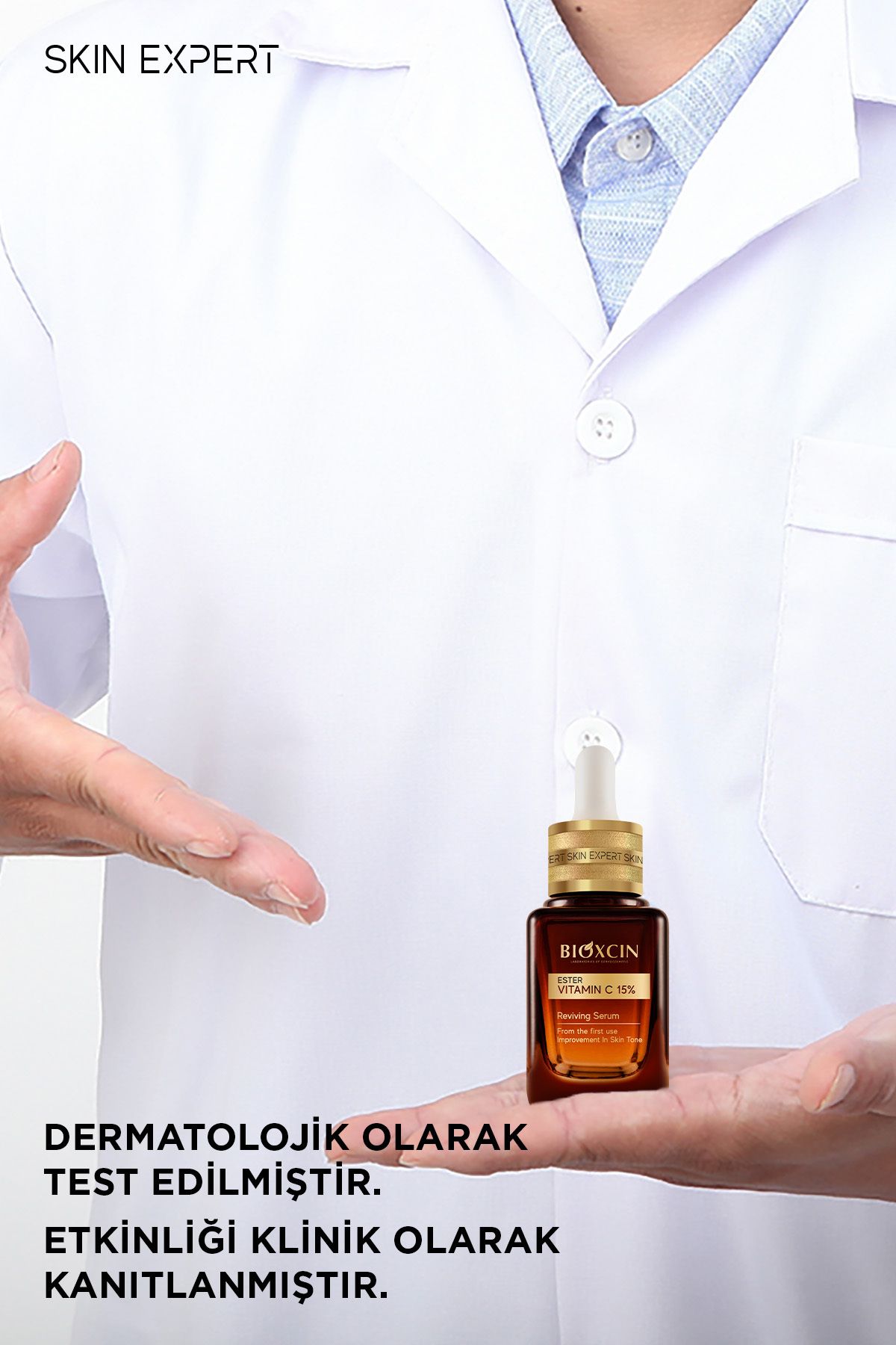 Bioxcin-Vitamin C 15% Revitalizing Serum 30 ml - Ester C Niacinamide (Vitamin B3) 8