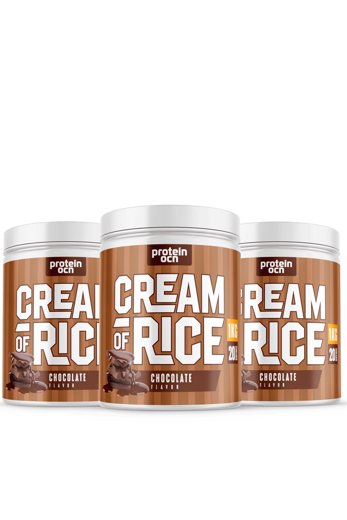 Proteinocean Cream Of Rıce - Çikolata - 1kg x 3 Adet
