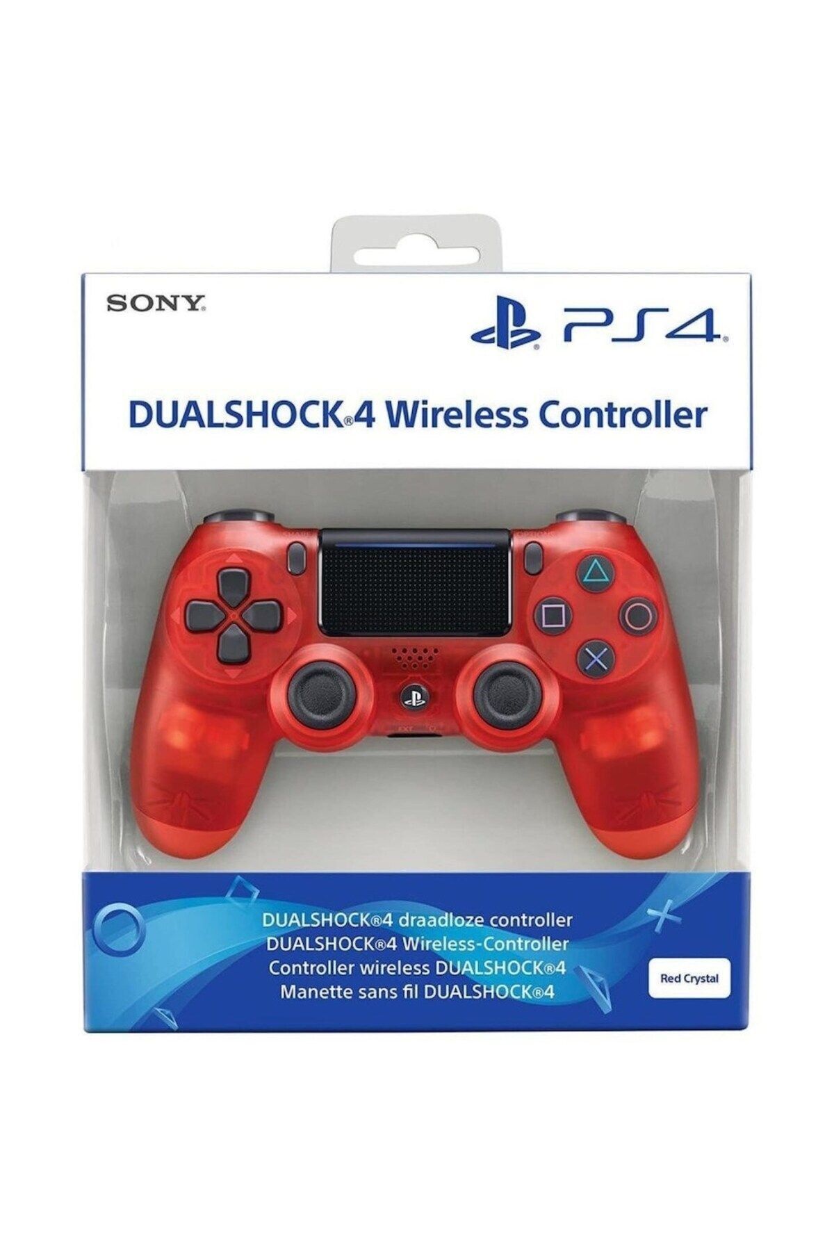 BYOZTEK PS4 DUALSHOCK 4 RED CRYSTAL KIRMIZI OYUN KOLU V2 YENİ NESİL