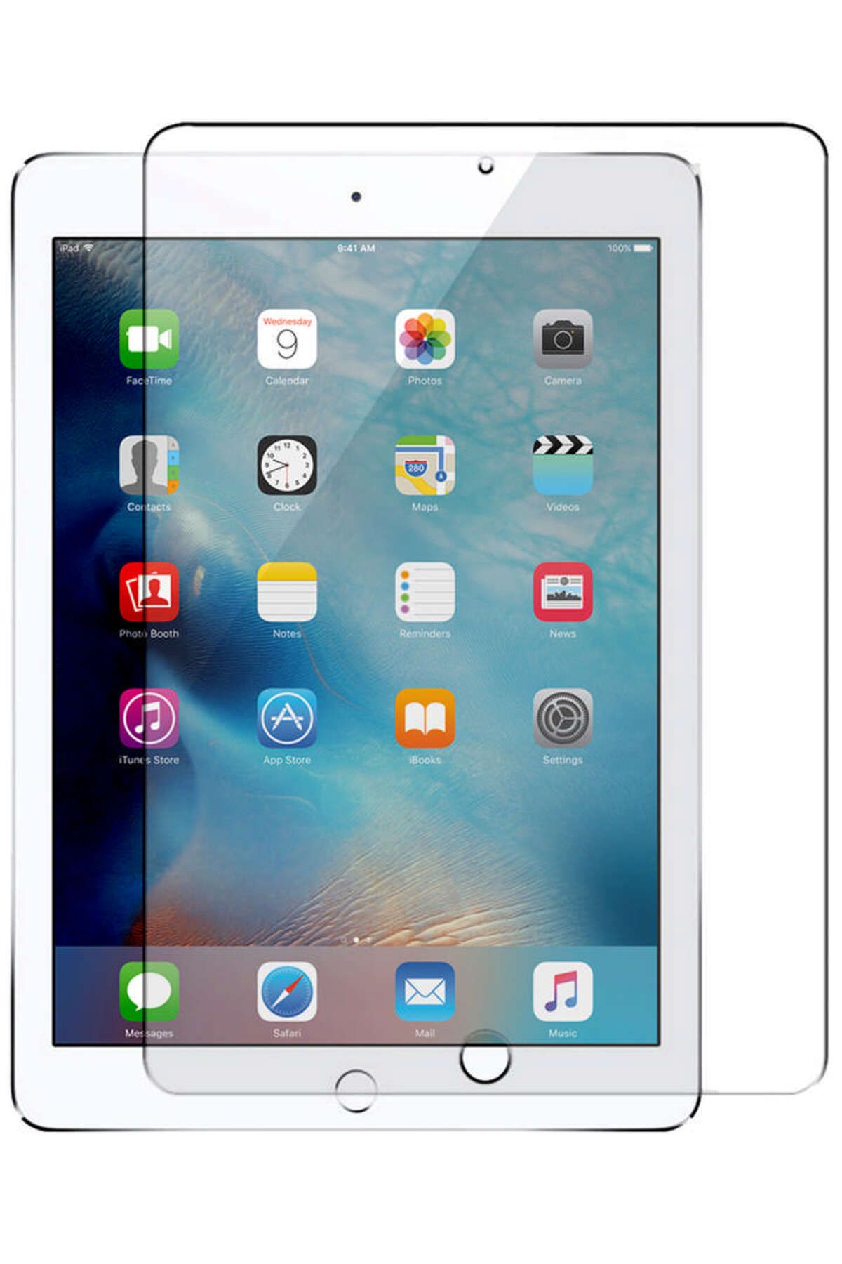 NewFace iPad 9.7 (2017) Tablet Cam Ekran Koruyucu TRNHL