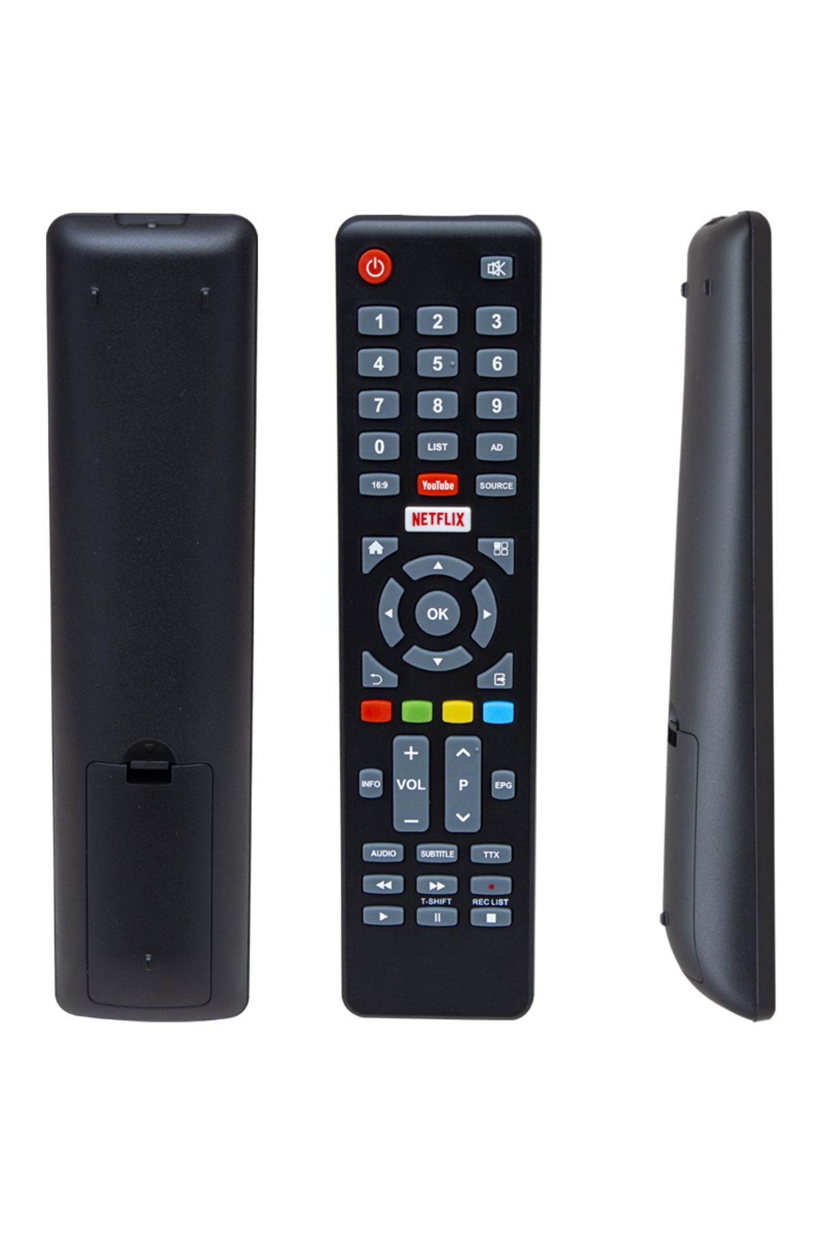 Kapamarka BOTECH NETFLIX-YOUTUBE TUŞLU LCD-LED TV KUMANDA (7601-32Y022-0044BEH1-YDX07601RA0-19A1100073)